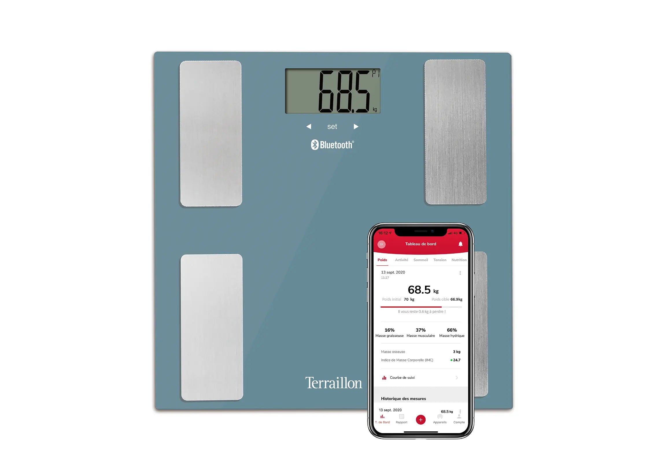 SMART CONNECT Bleu - Impédancemètre connecté BLUETOOTH