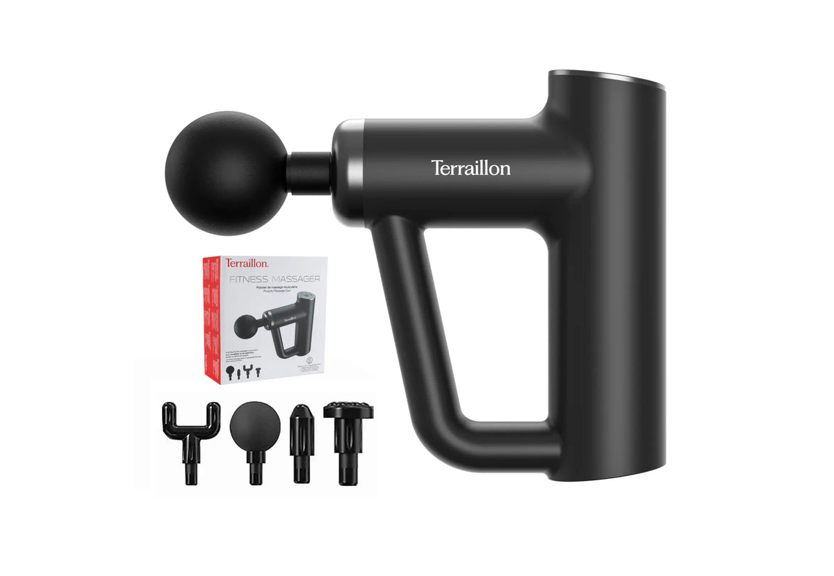 FITNESS MASSAGER Noir - Pistolet de massage multizones