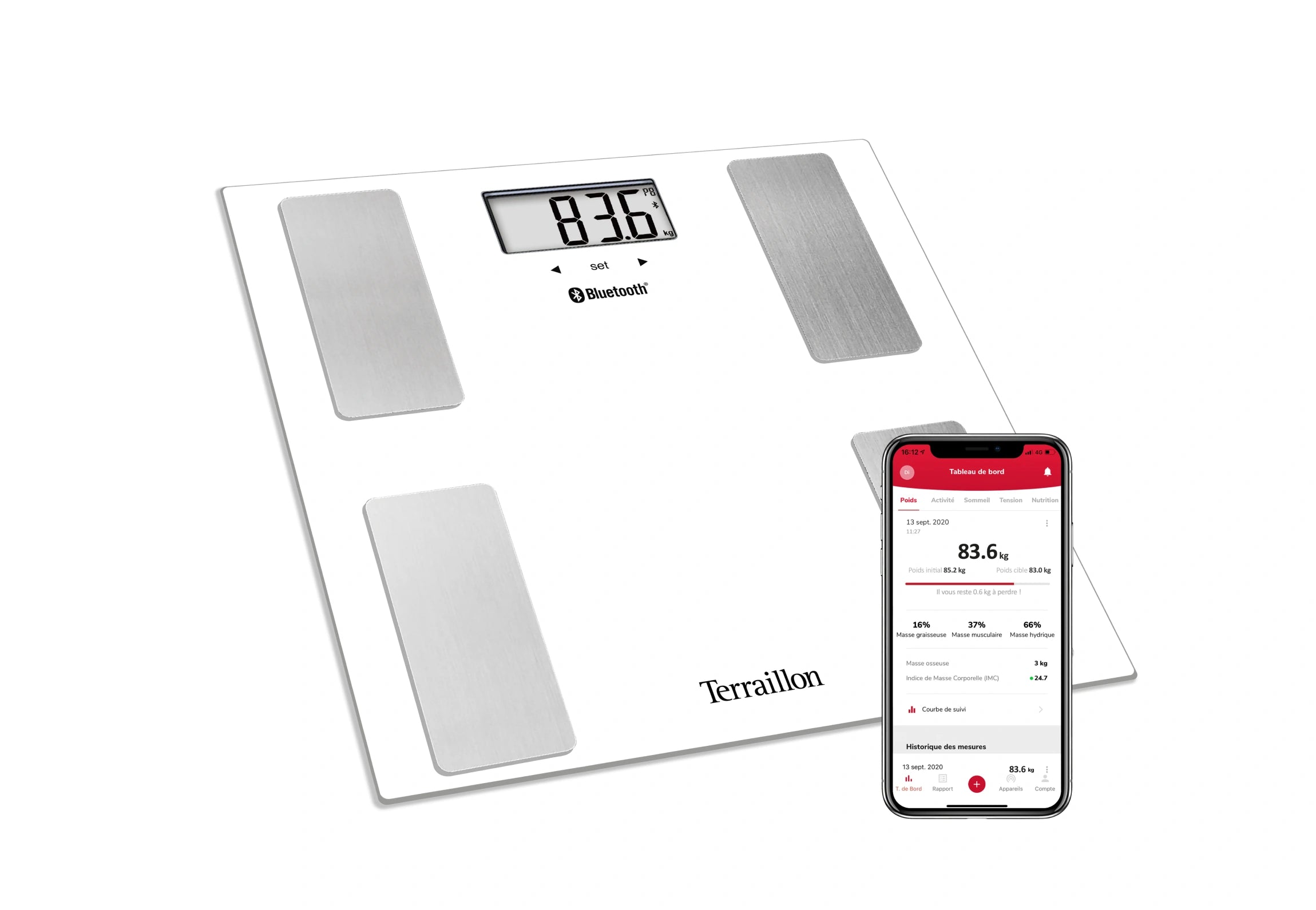 SMART CONNECT Blanc - Impédancemètre connecté BLUETOOTH