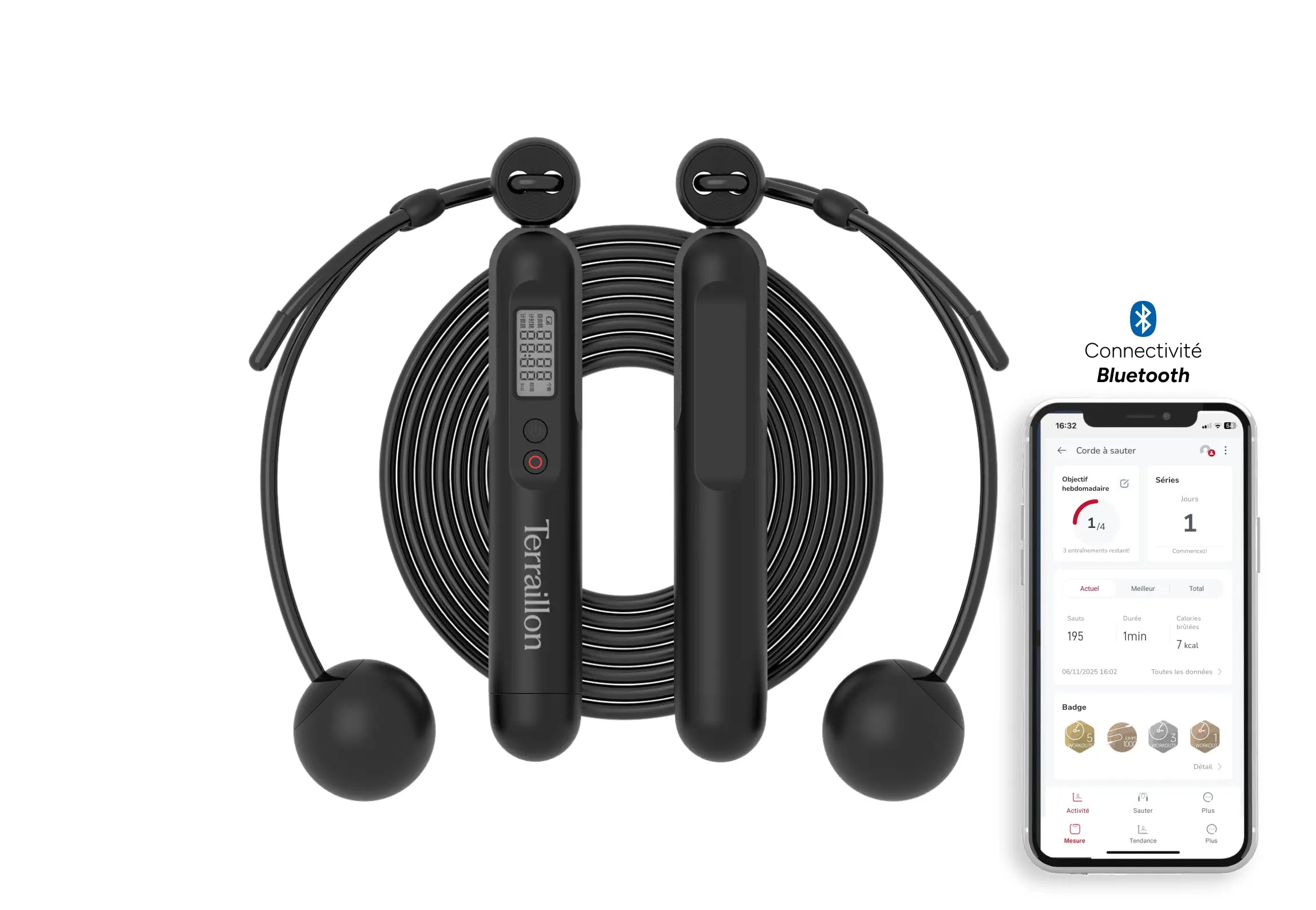 GYMFIT ROPE - corde à sauter connectée