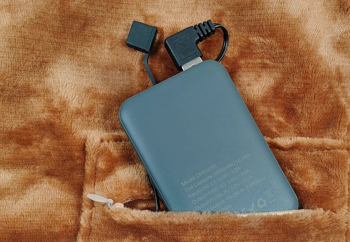 NOOMA - Portable Heated Poncho - Caramel