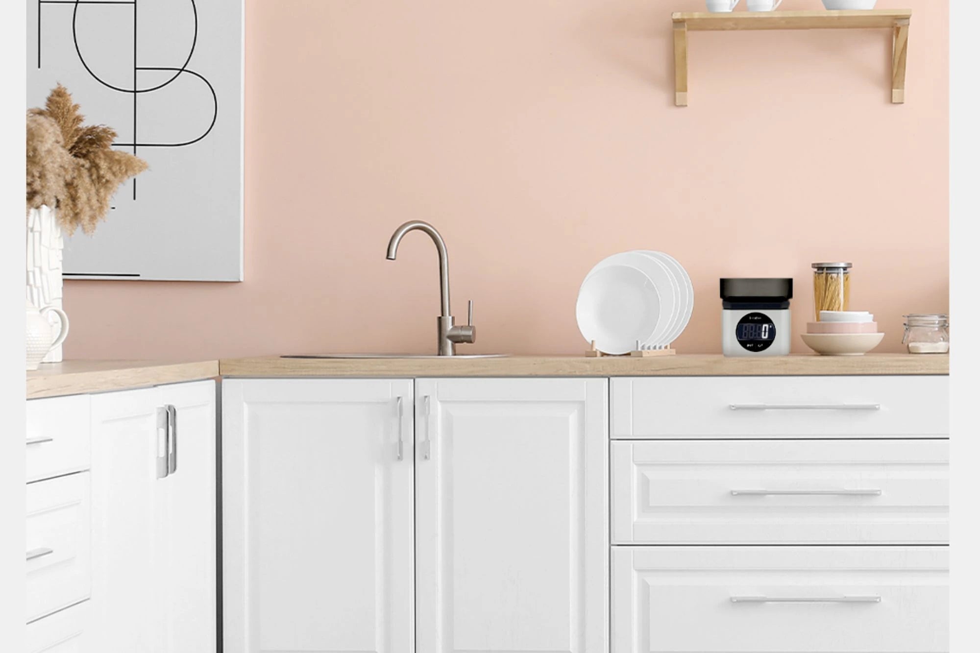 Balance de cuisine électronique vintage BA22 MYTHIQUE vue globale cuisine