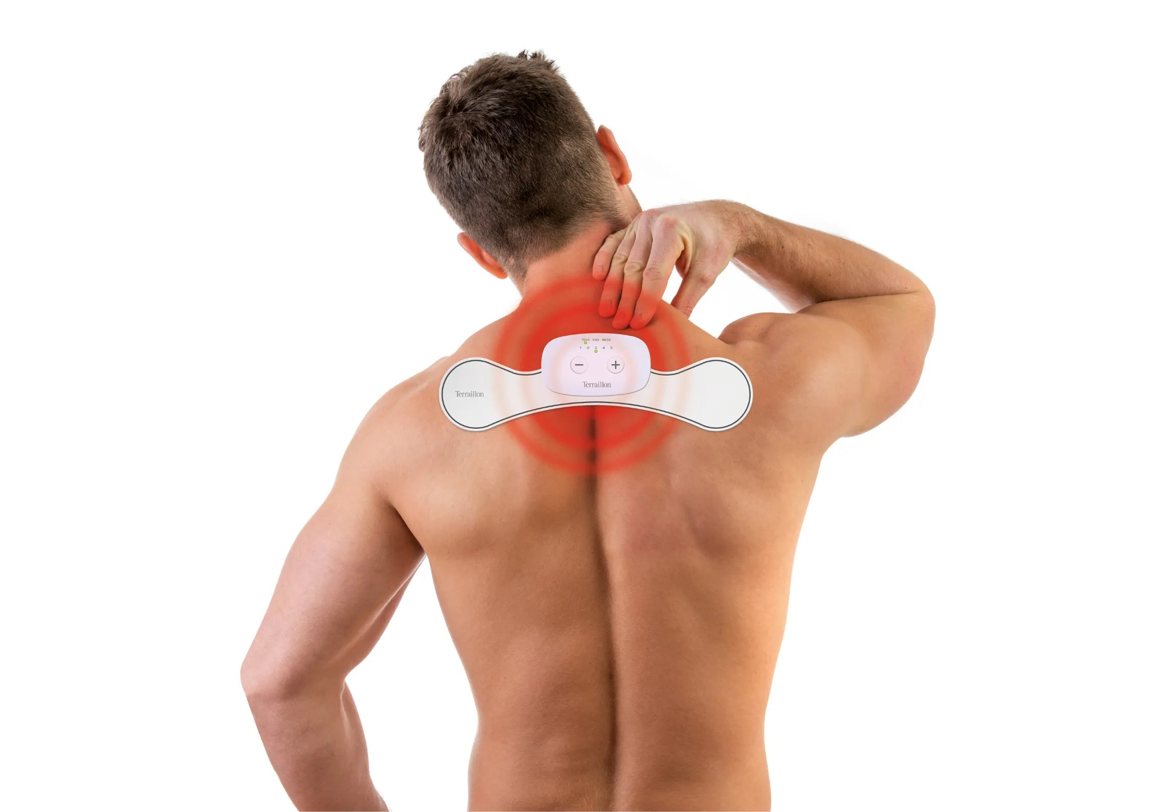 Electrodes épaules & cervicales mise en situation