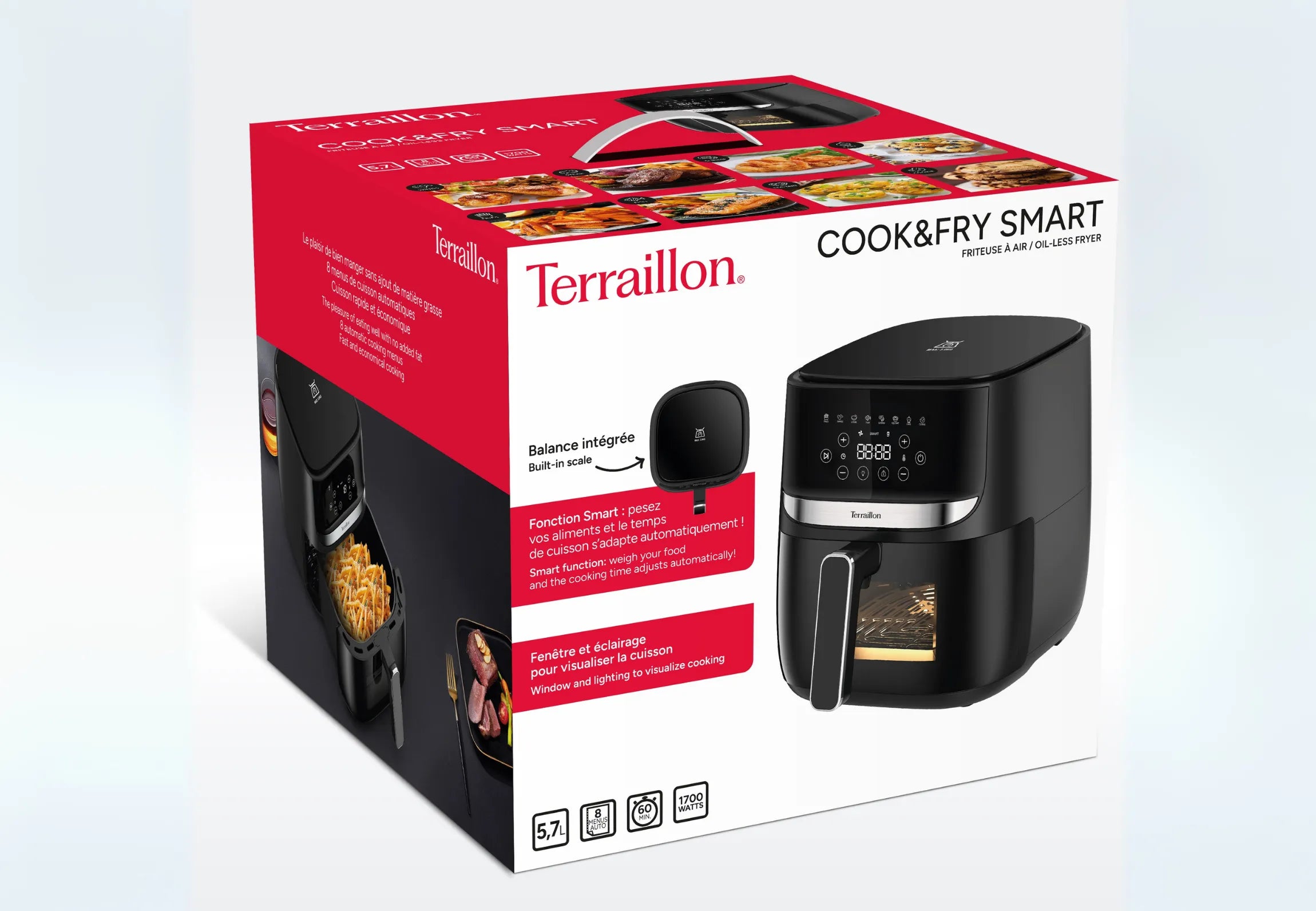 Friteuse sans huile COOK & FRY SMART packaging