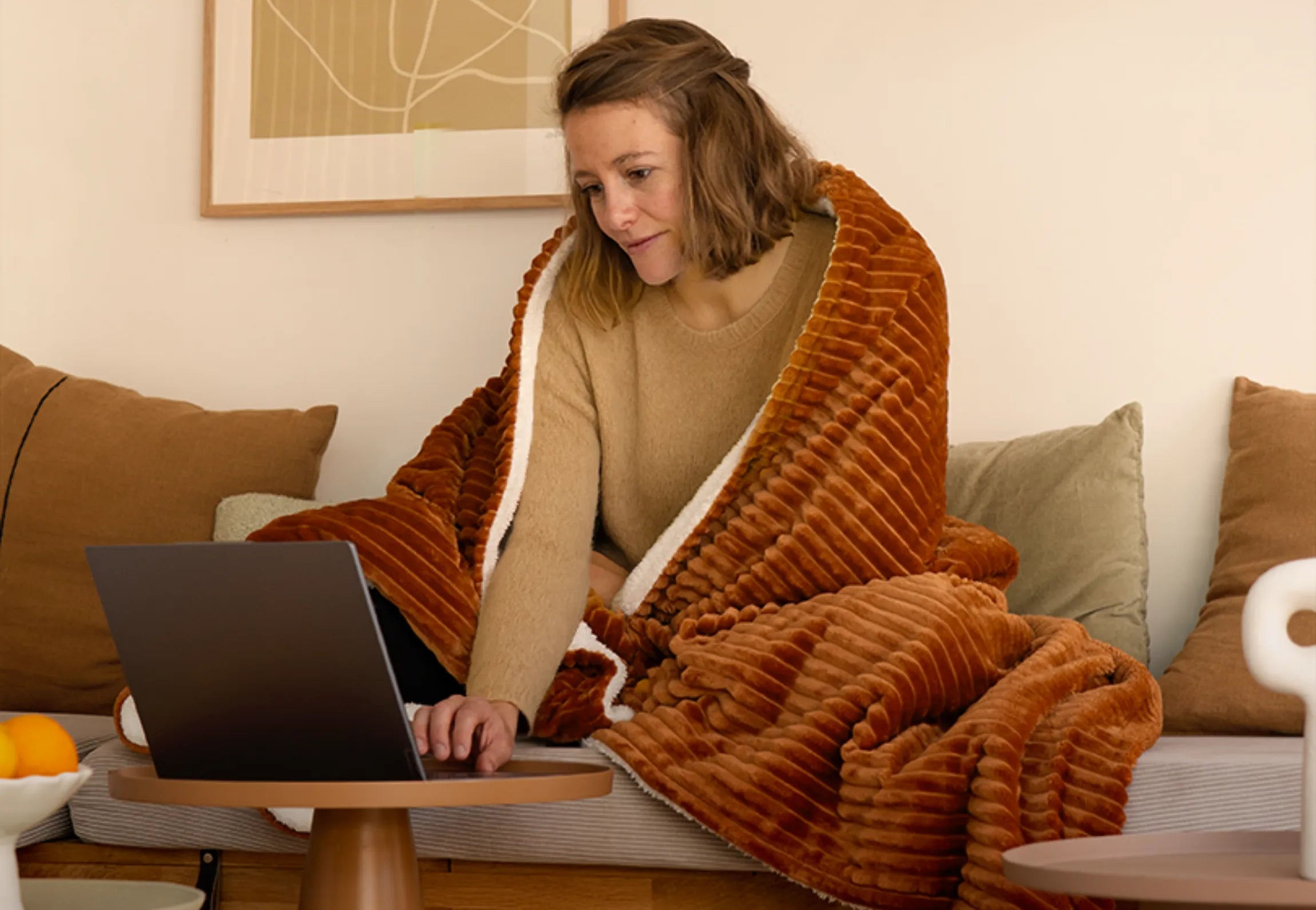 Plaid Chauffant KOOMY - Votre solution de chaleur douce grand format