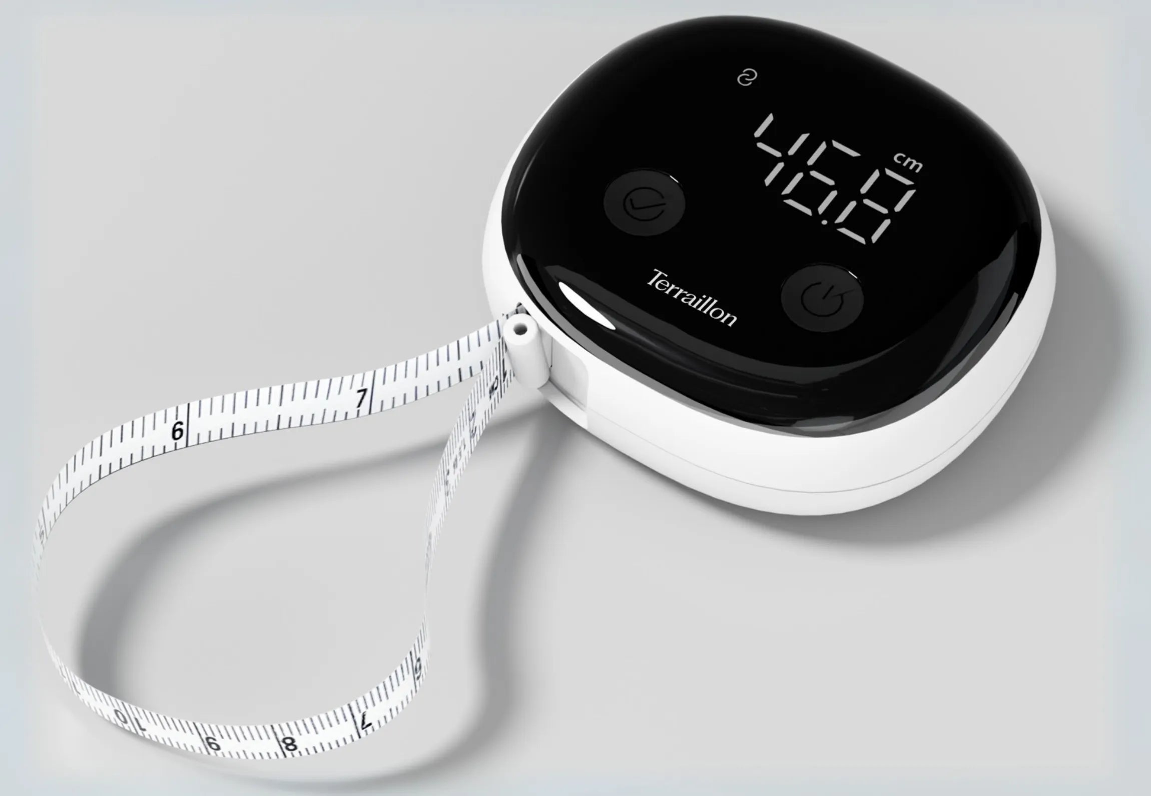 Mètre ruban connecté MEASURE EXPERT précis et pratique vue de haut