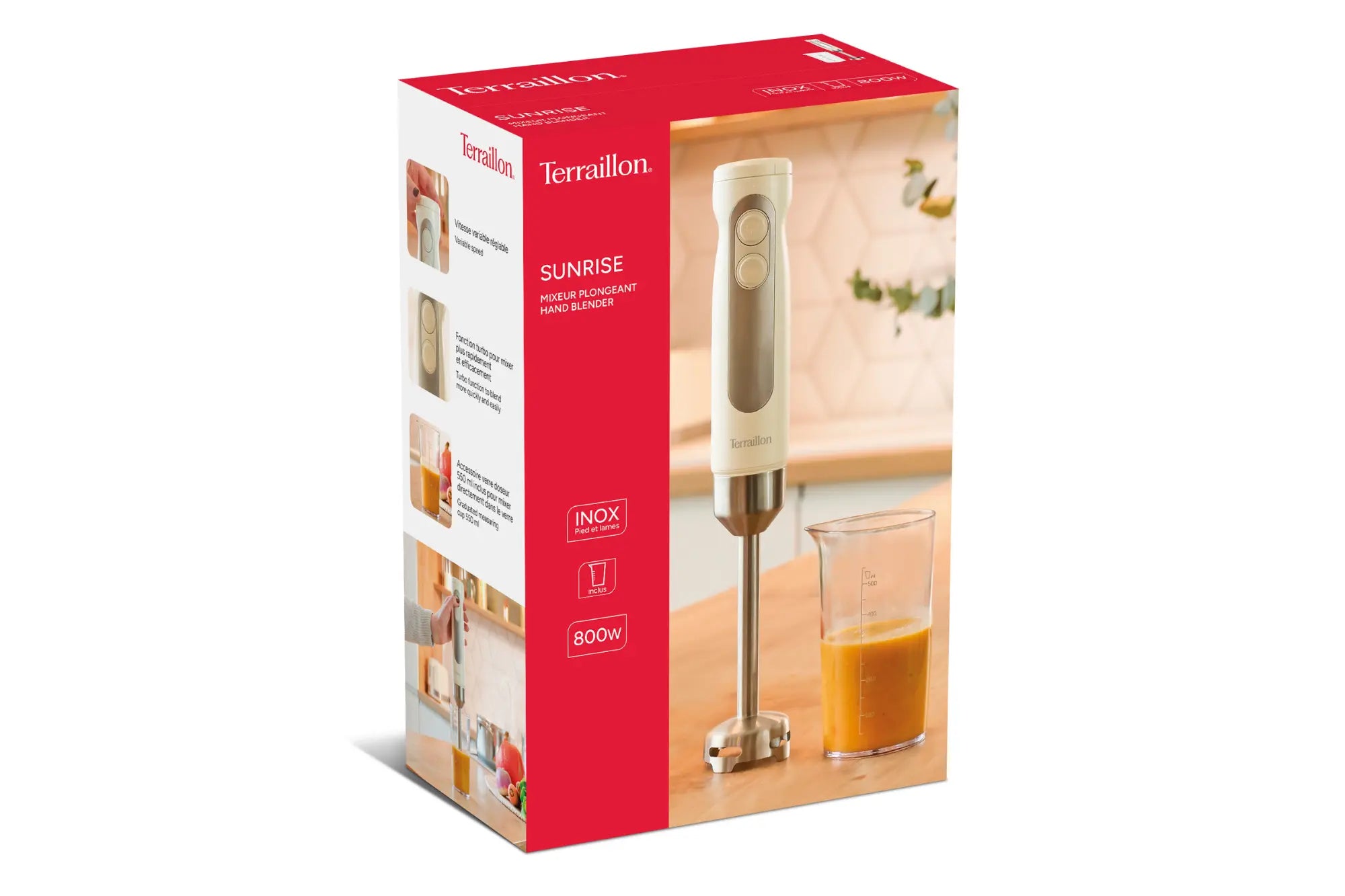 Mixeur plongeant SUNRISE packaging