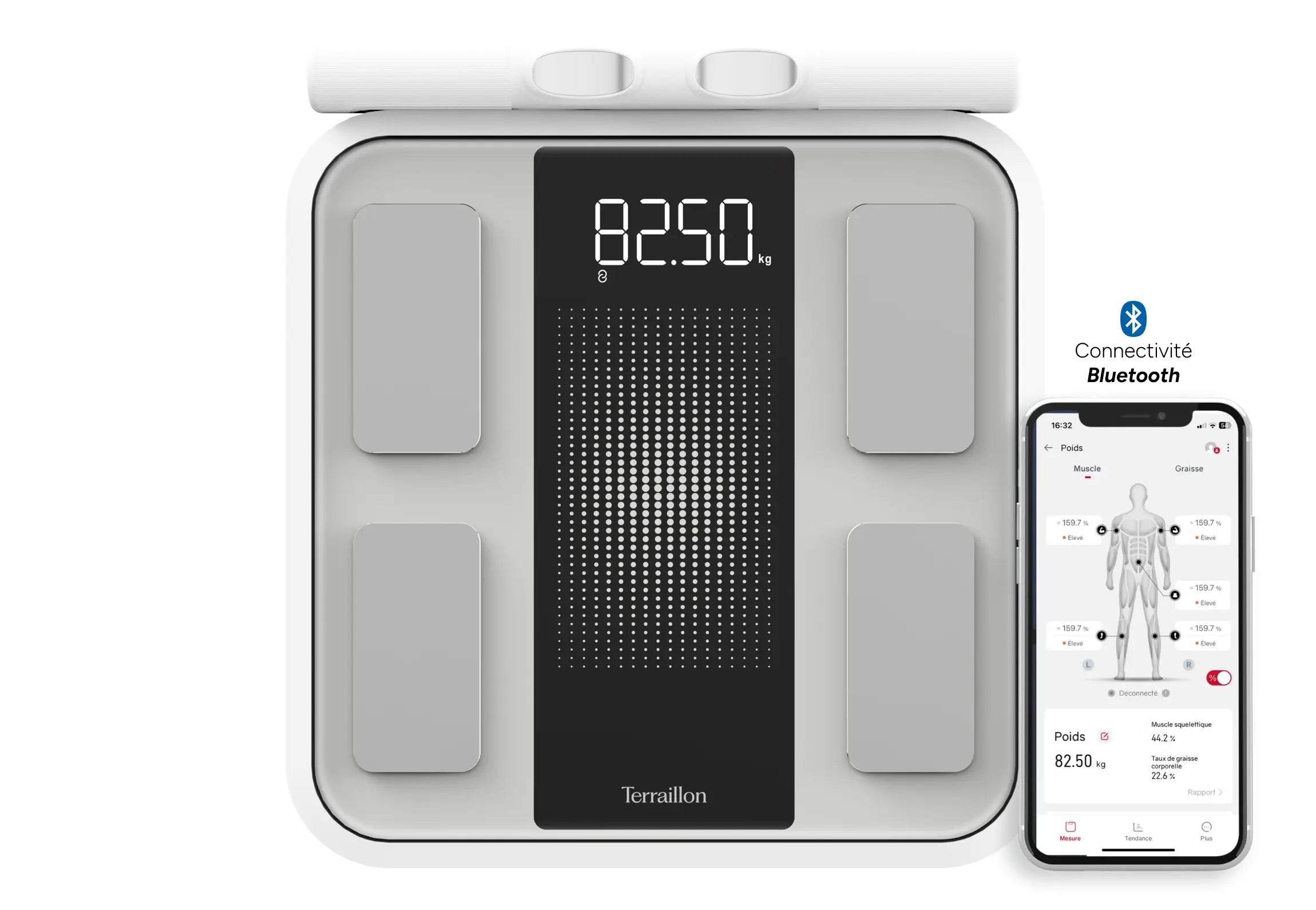 WEIGHT EXPERT - 8-electrode Bluetooth smart scale
