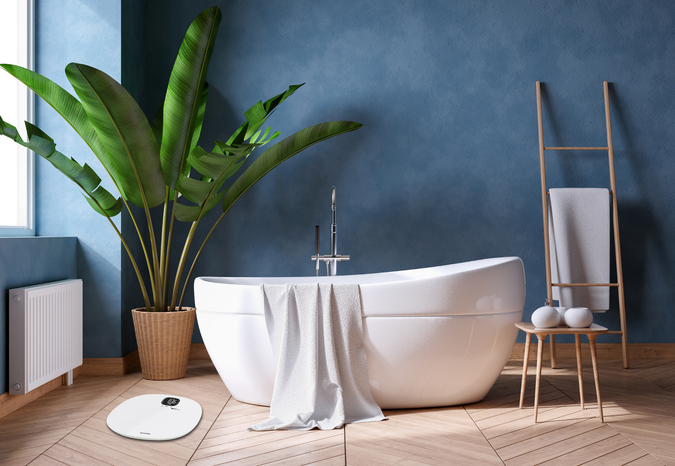 Pèse-personne Master Form connecté Wi-Fi visuel salle de bain