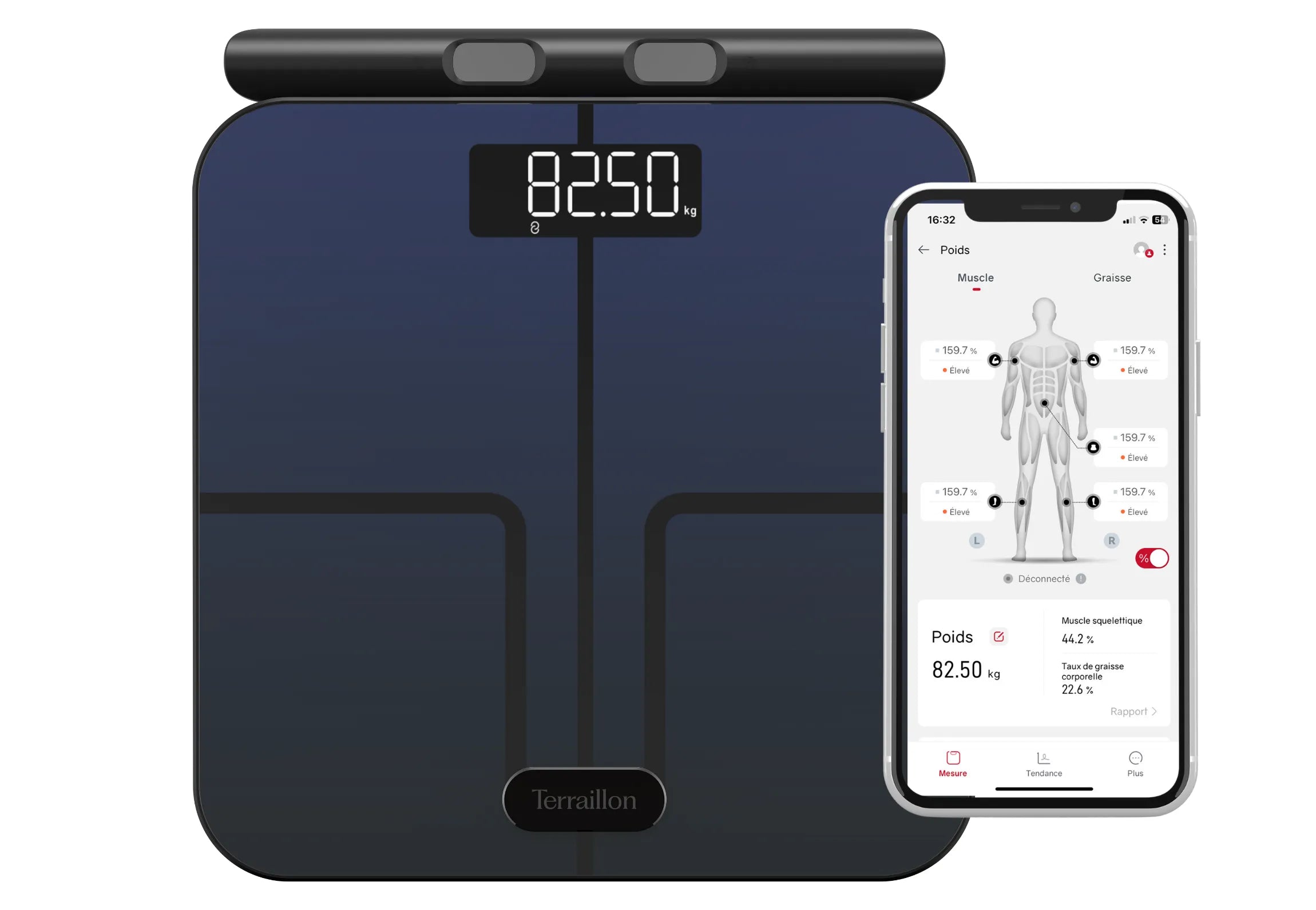 Pèse-personne connecté WIFI Master Coach Expert avec application