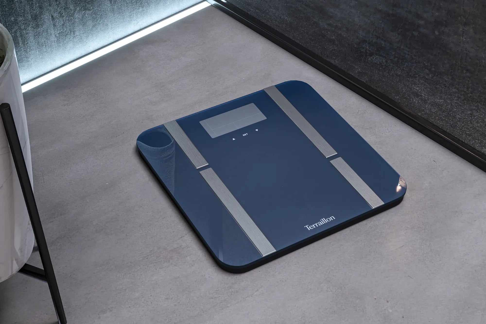 Pèse-personne impédancemètre X-LINE FIT zoom salle de bain