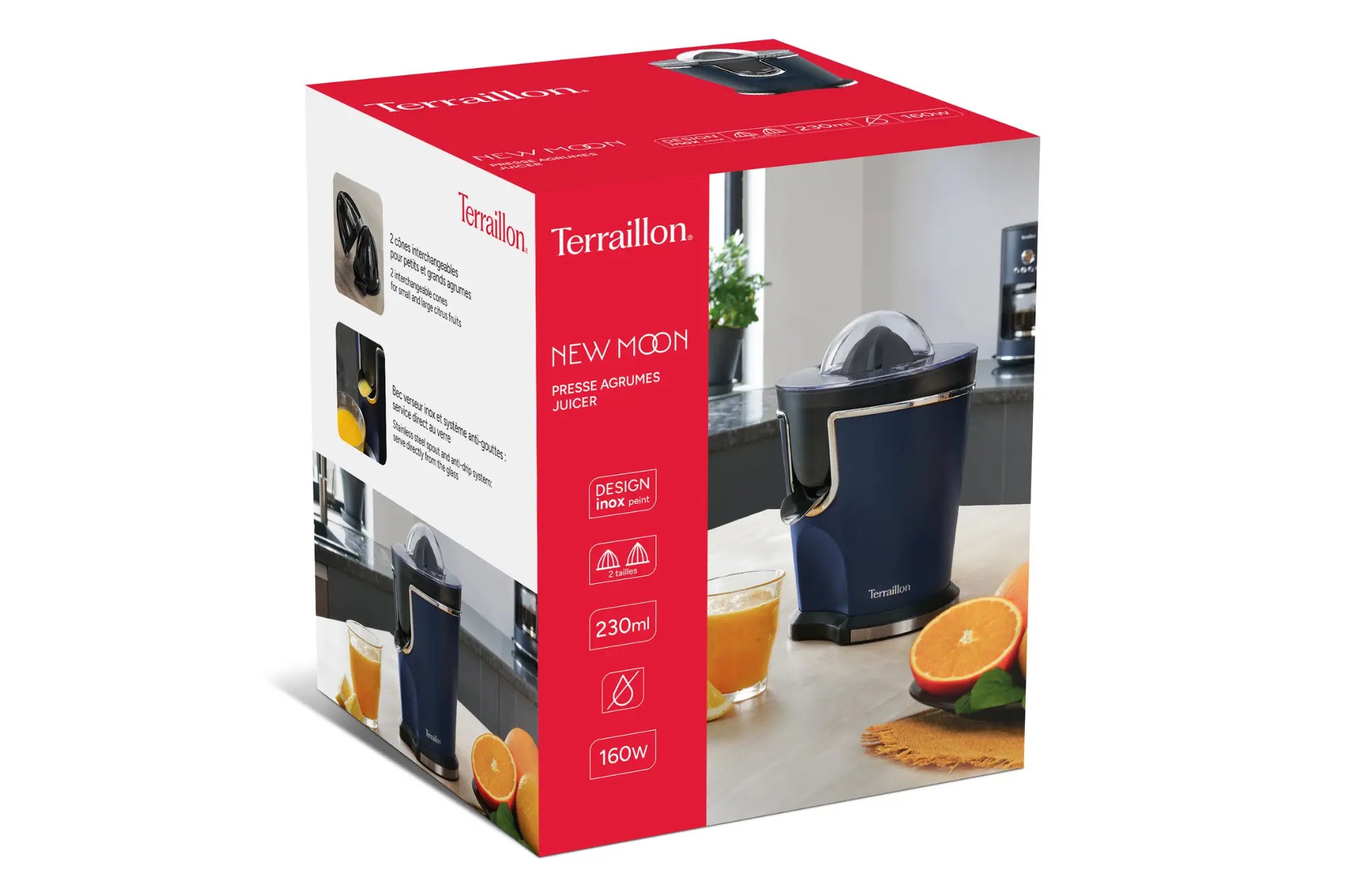 Presse Agrumes NEW MOON packaging