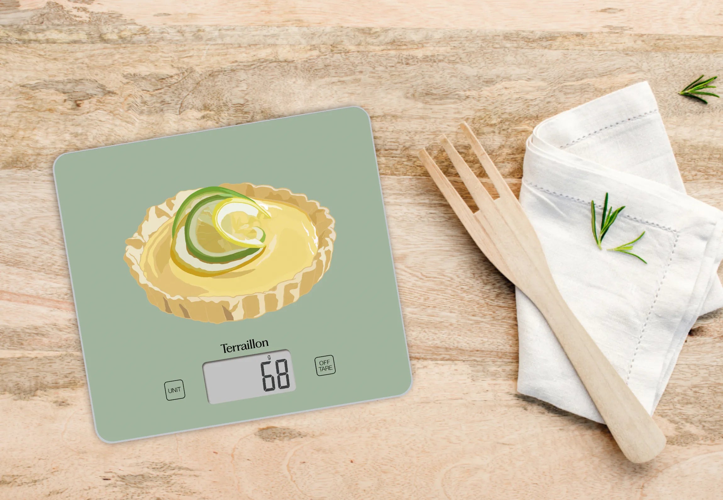 T1040 DESSERT TARTE CITRON - Balance de cuisine électronique