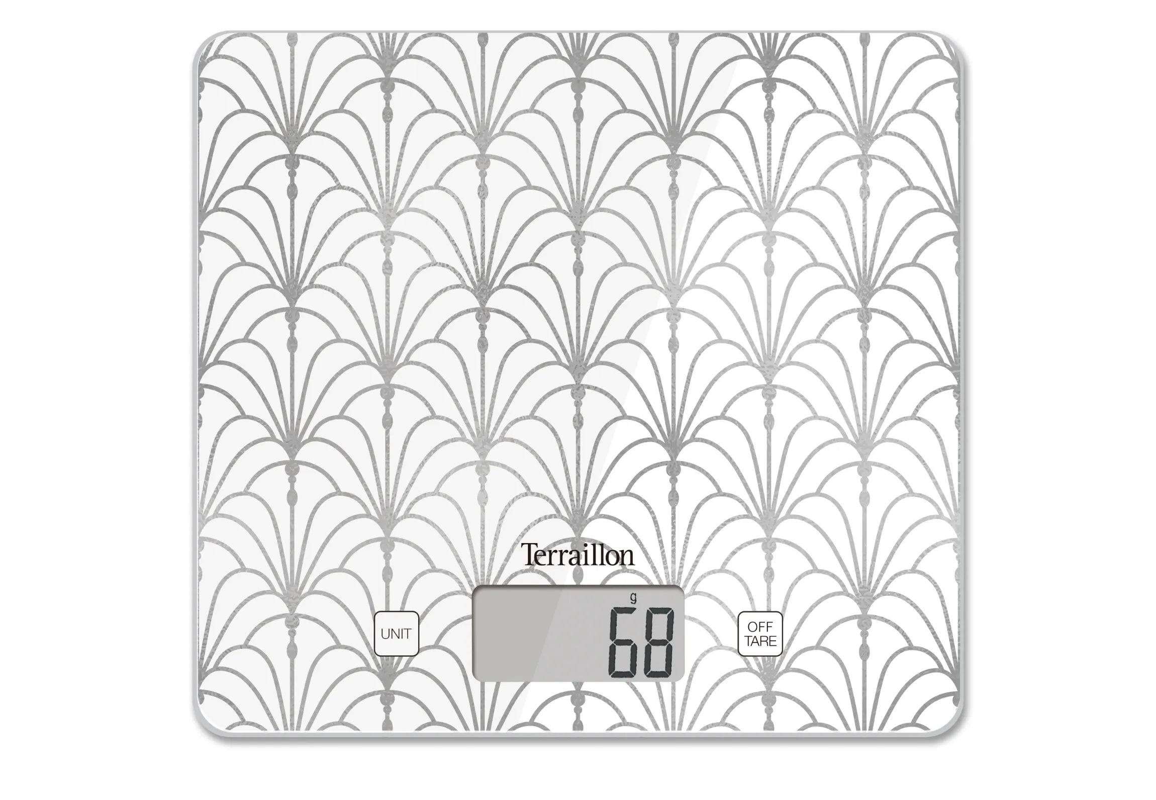 T1040 ART DECO SILVER - Balance de cuisine électronique
