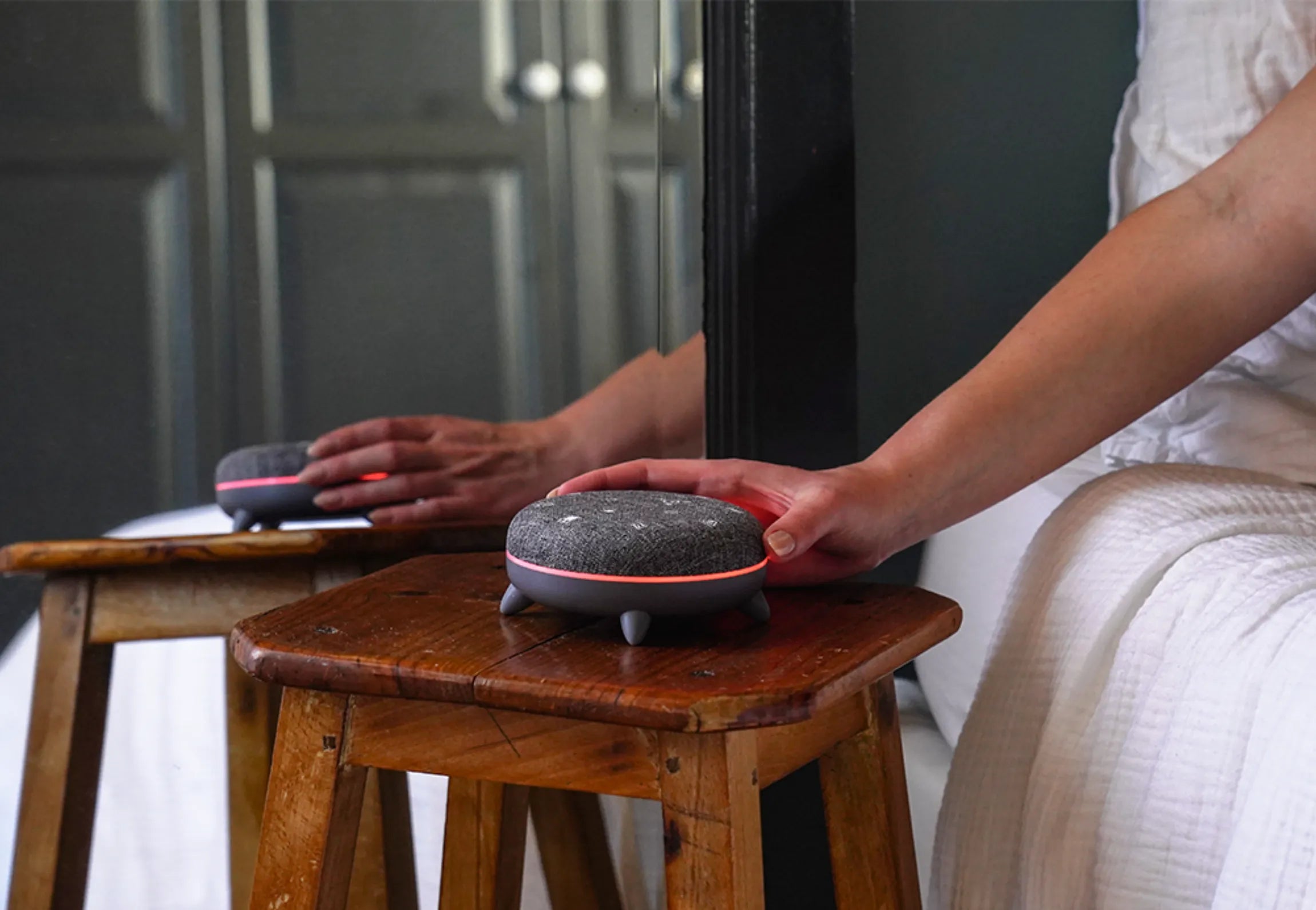 Zen Box grise ambiance lumineuse