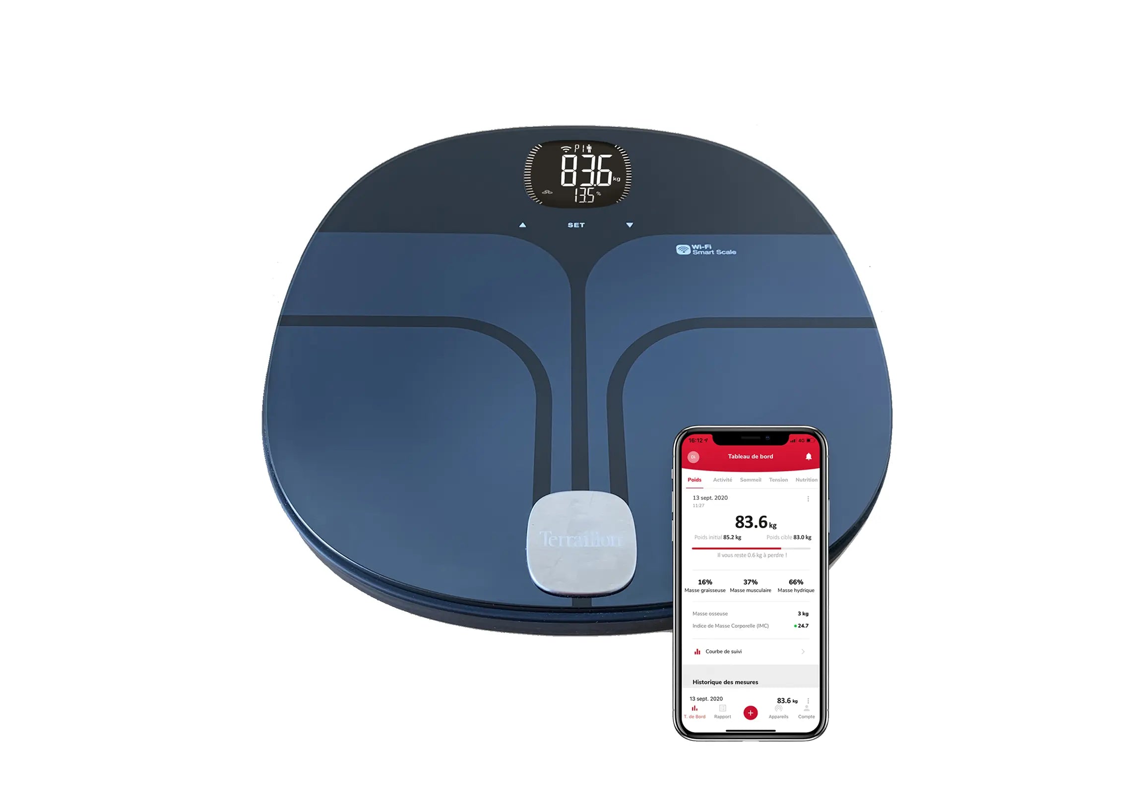 MASTER COACH - WIFI-connected impedance scale