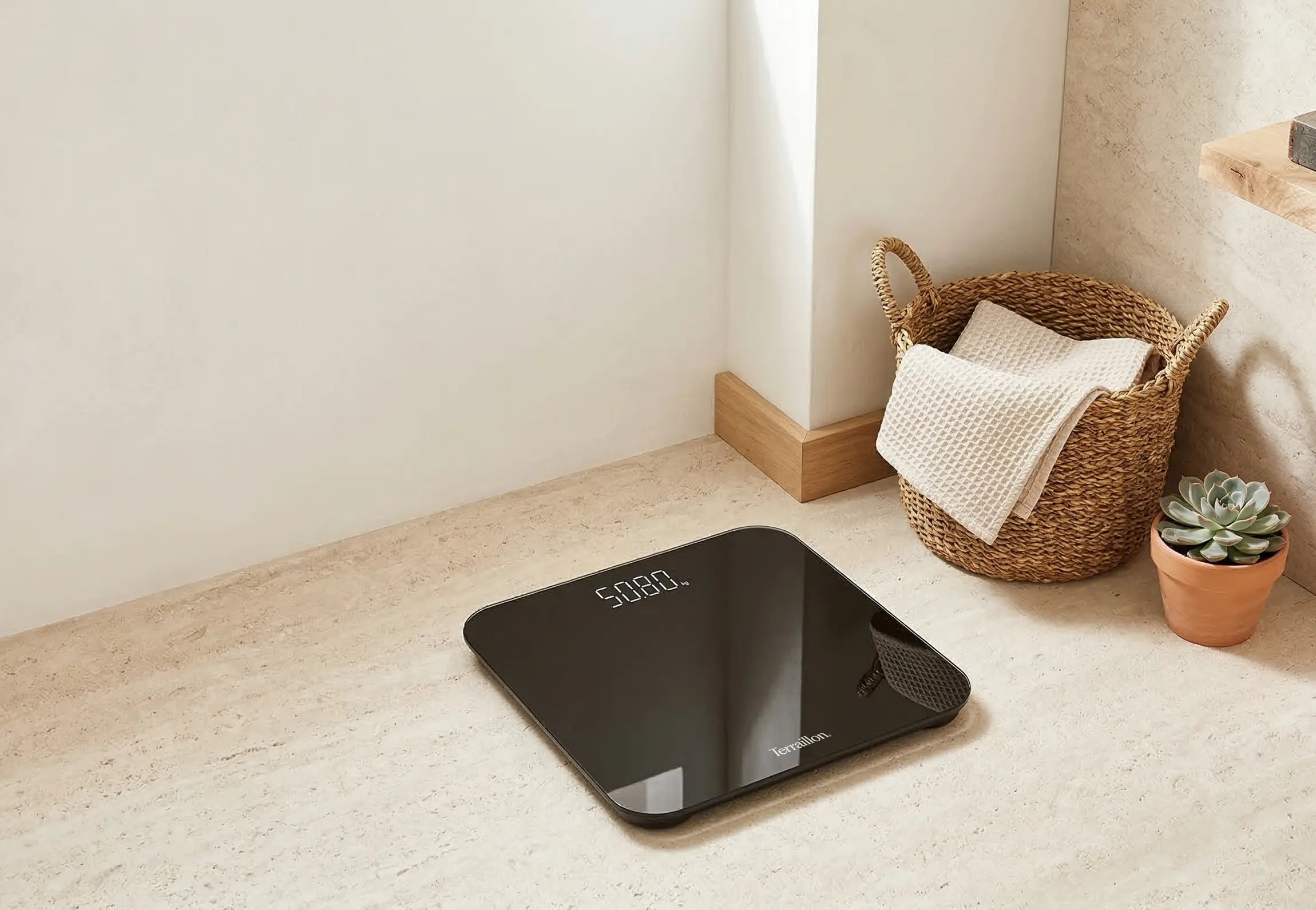 TSQUARE Noir - Pèse-personne électronique