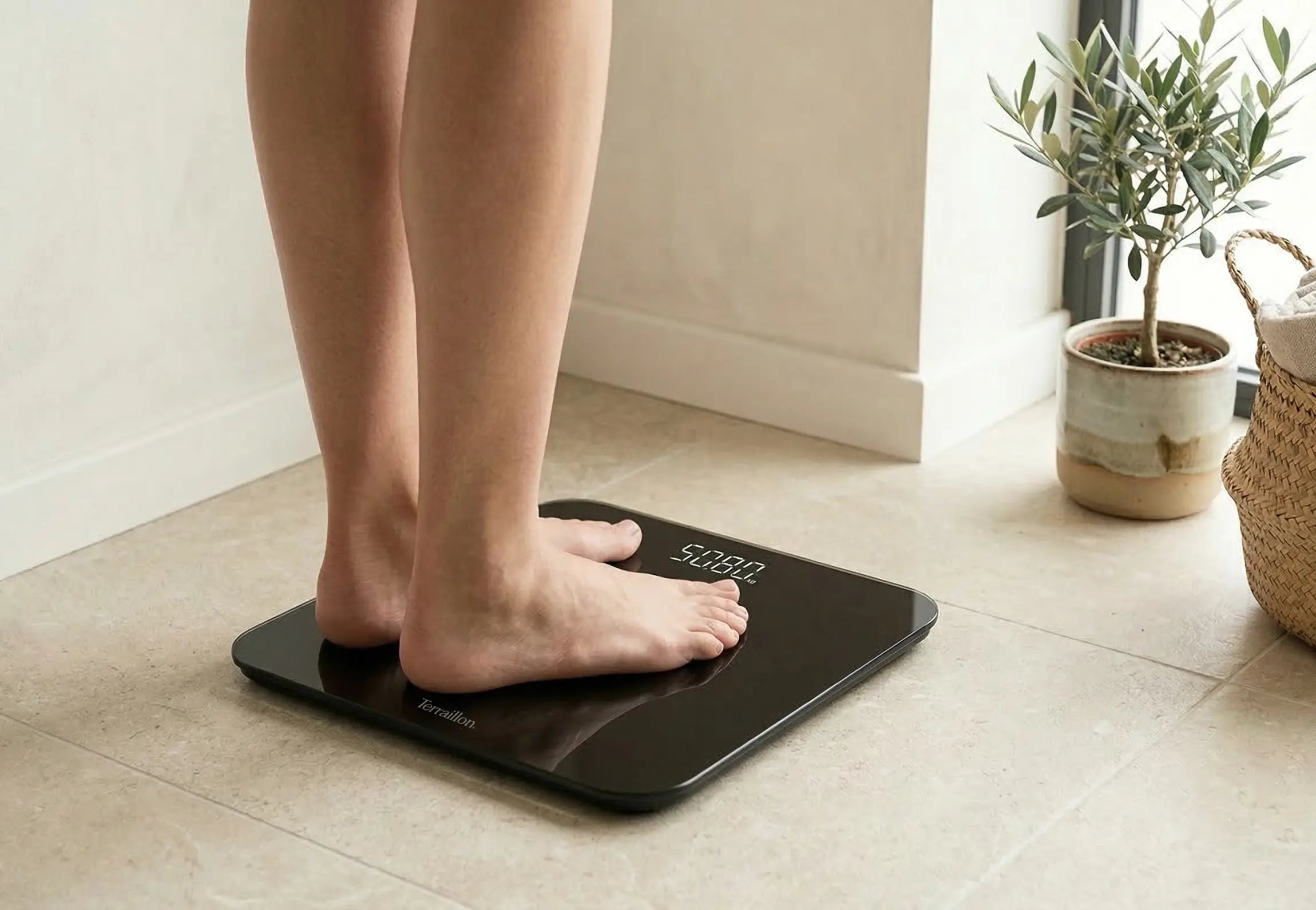 TSQUARE Noir - Pèse-personne électronique