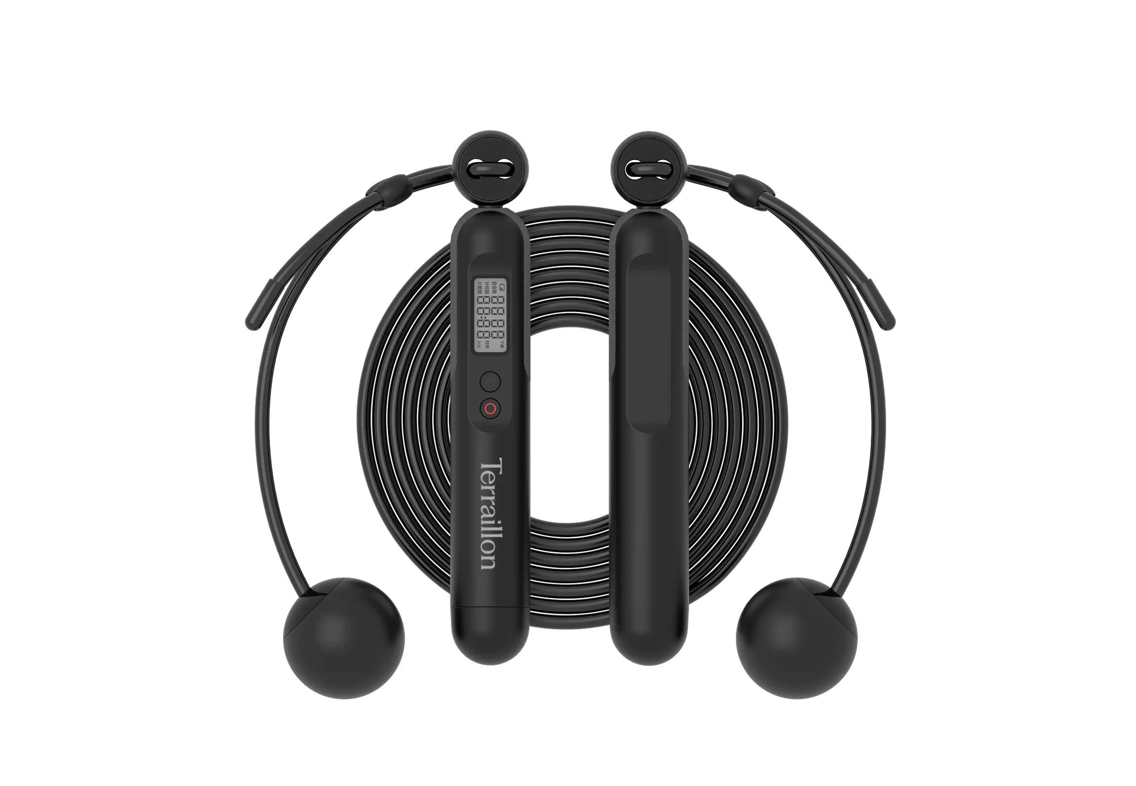 GYMFIT Connect - Pack 2 en 1  : Pèse personne et corde à sauter connectés Bluetooth
