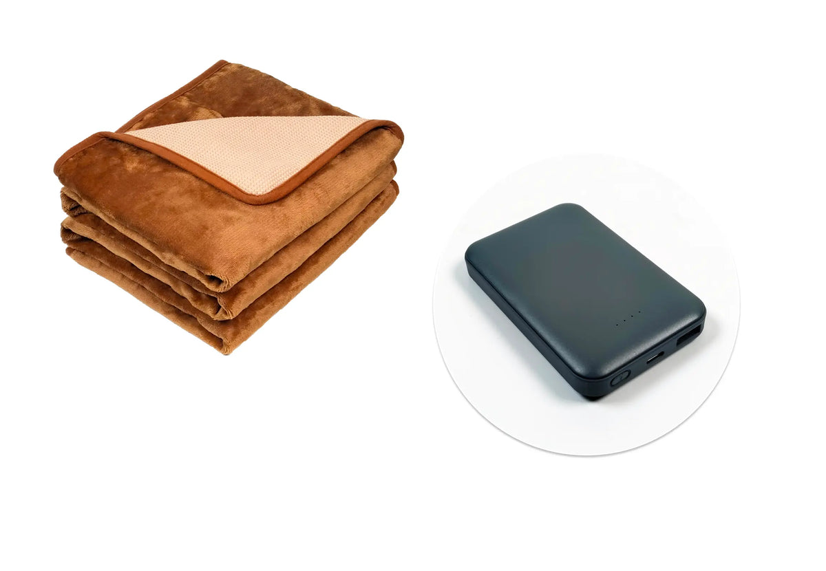 NOOMA - Portable Heated Poncho - Caramel