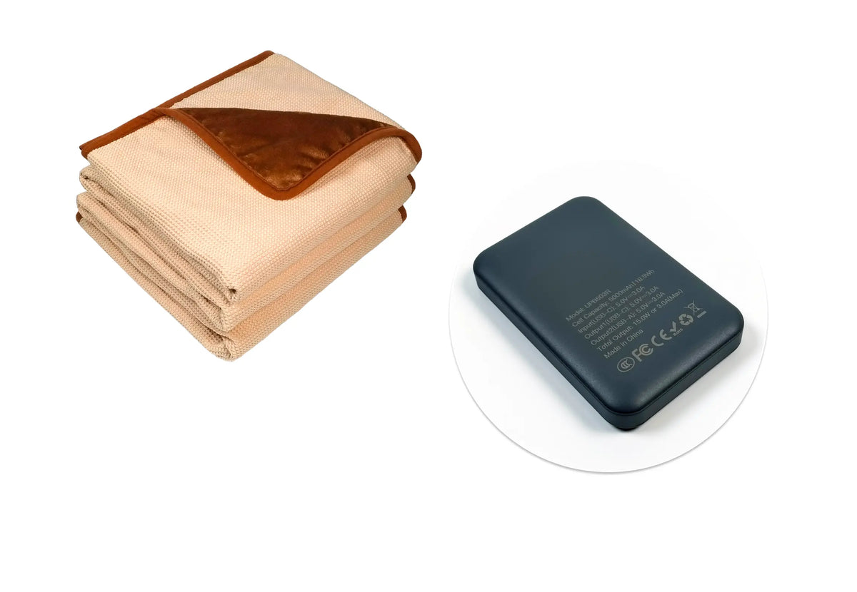 NOOMA - Portable Heated Poncho - Caramel