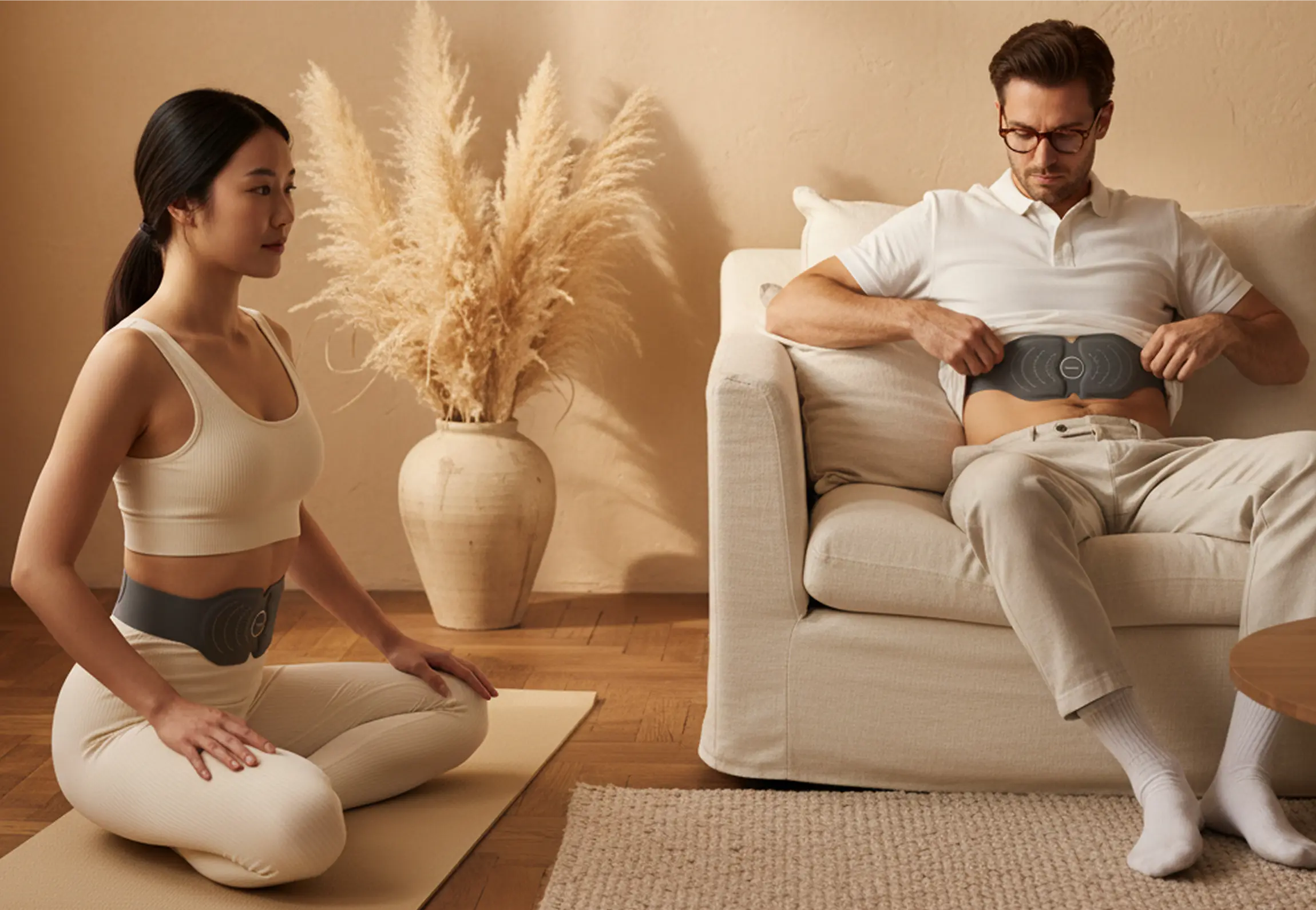 SLIM CARE - Toning, heating belt for the abdomen and lower back