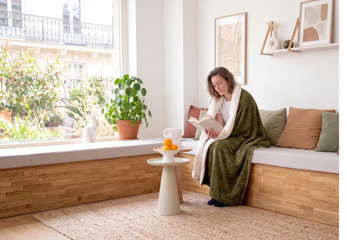 KOOMY Heated Throw - Your large-format gentle warmth solution