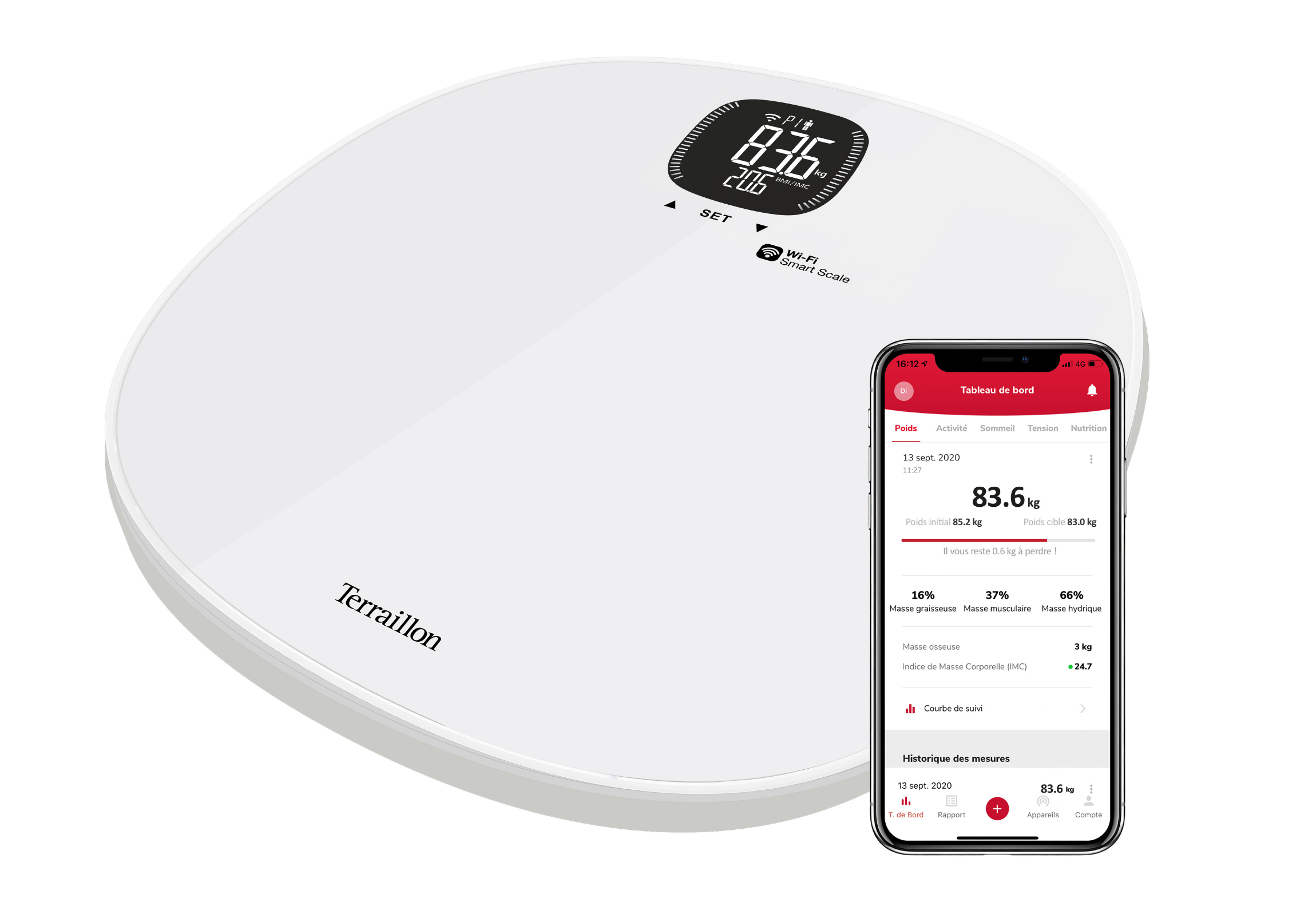 MASTER FORM - Pèse-personne connecté Wifi