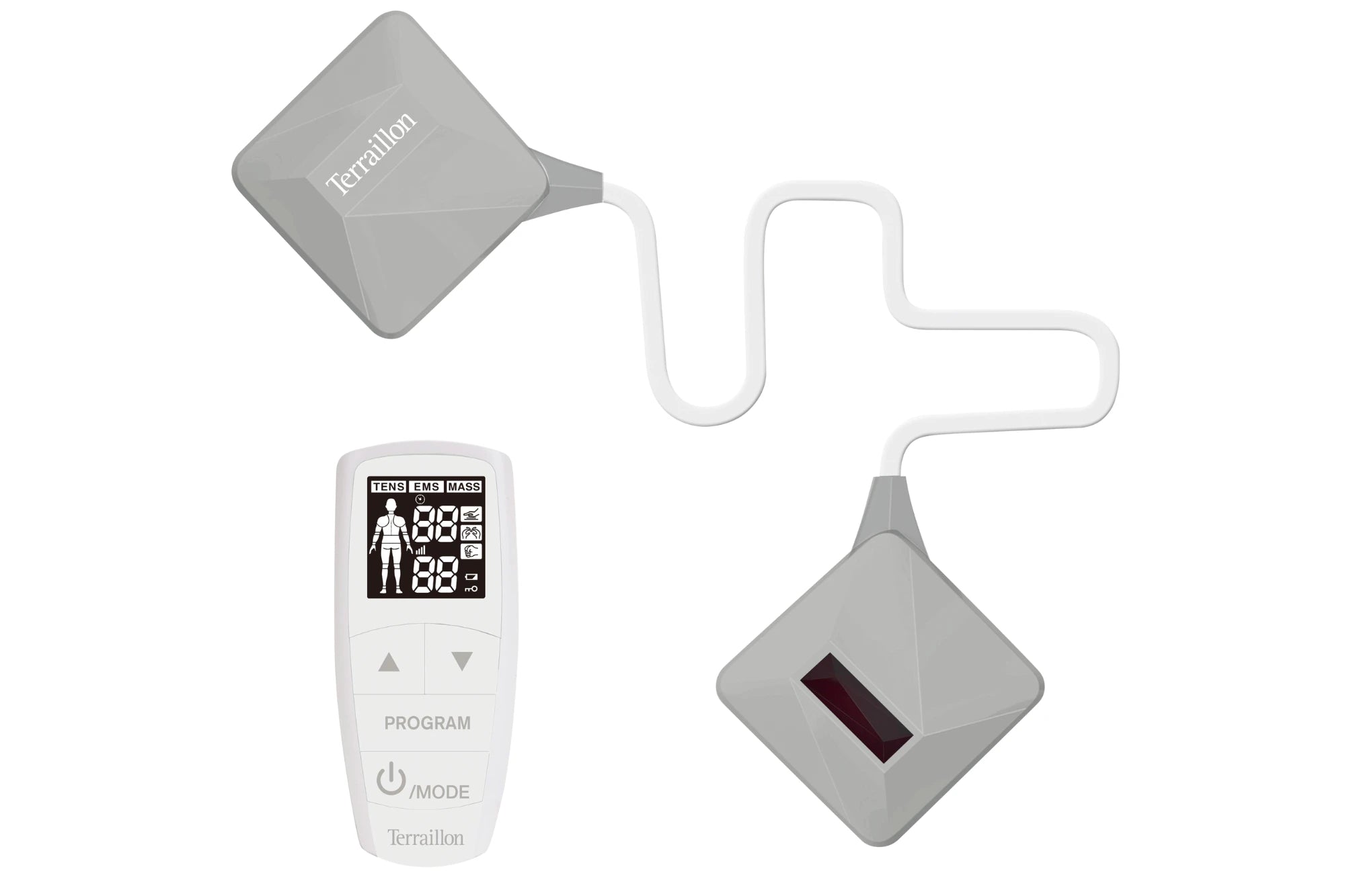 Appareil d'électrostimulation 3 en 1 sans fil TRIO CARE + 