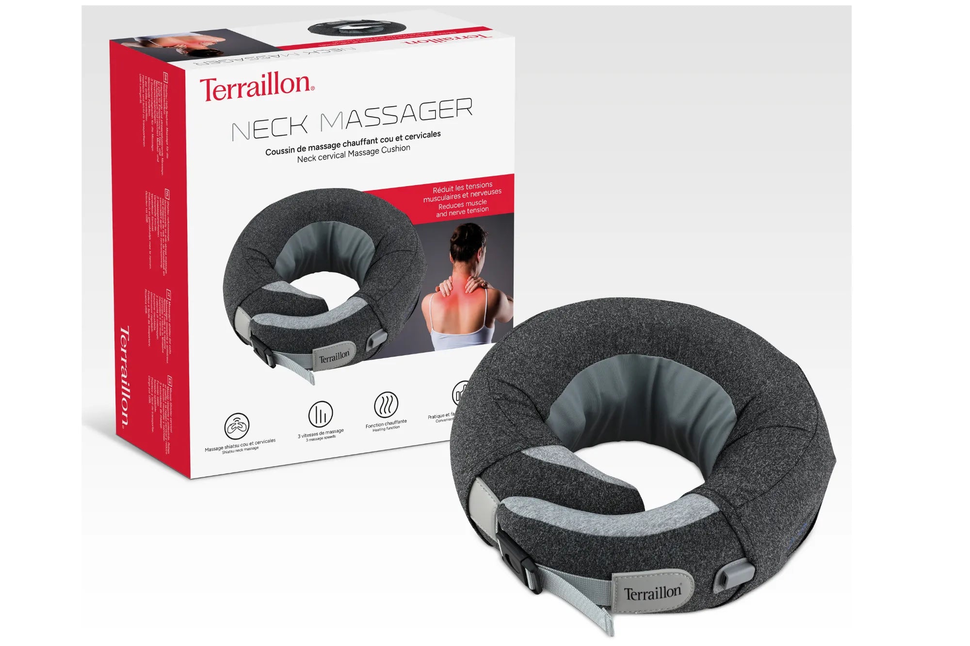 Appareil de massage cervical shiatsu NECK MASSAGER packaging 