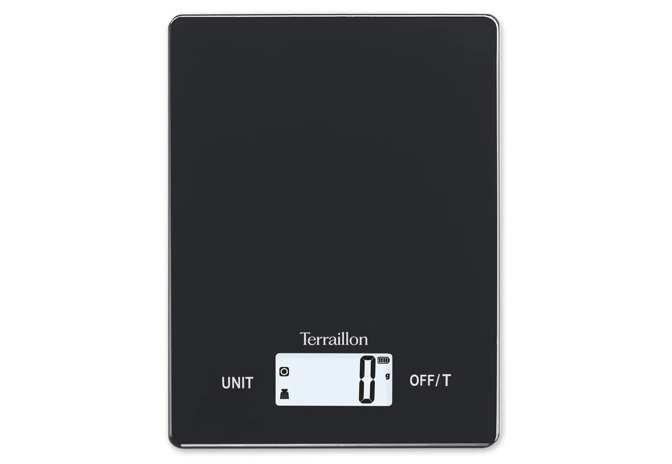 Balance de cuisine Smart USB sans pile précise et compacte vue de face