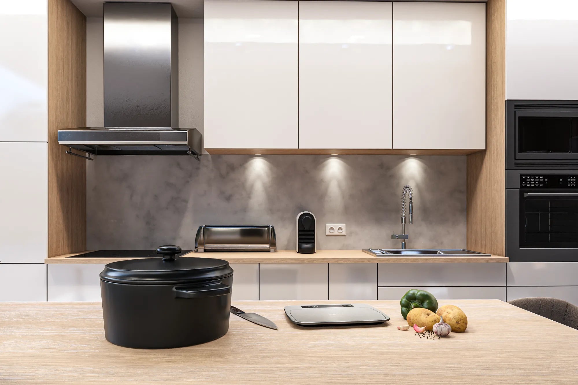 Balance de cuisine électronique MY COOK 15 INOX dans cuisine 