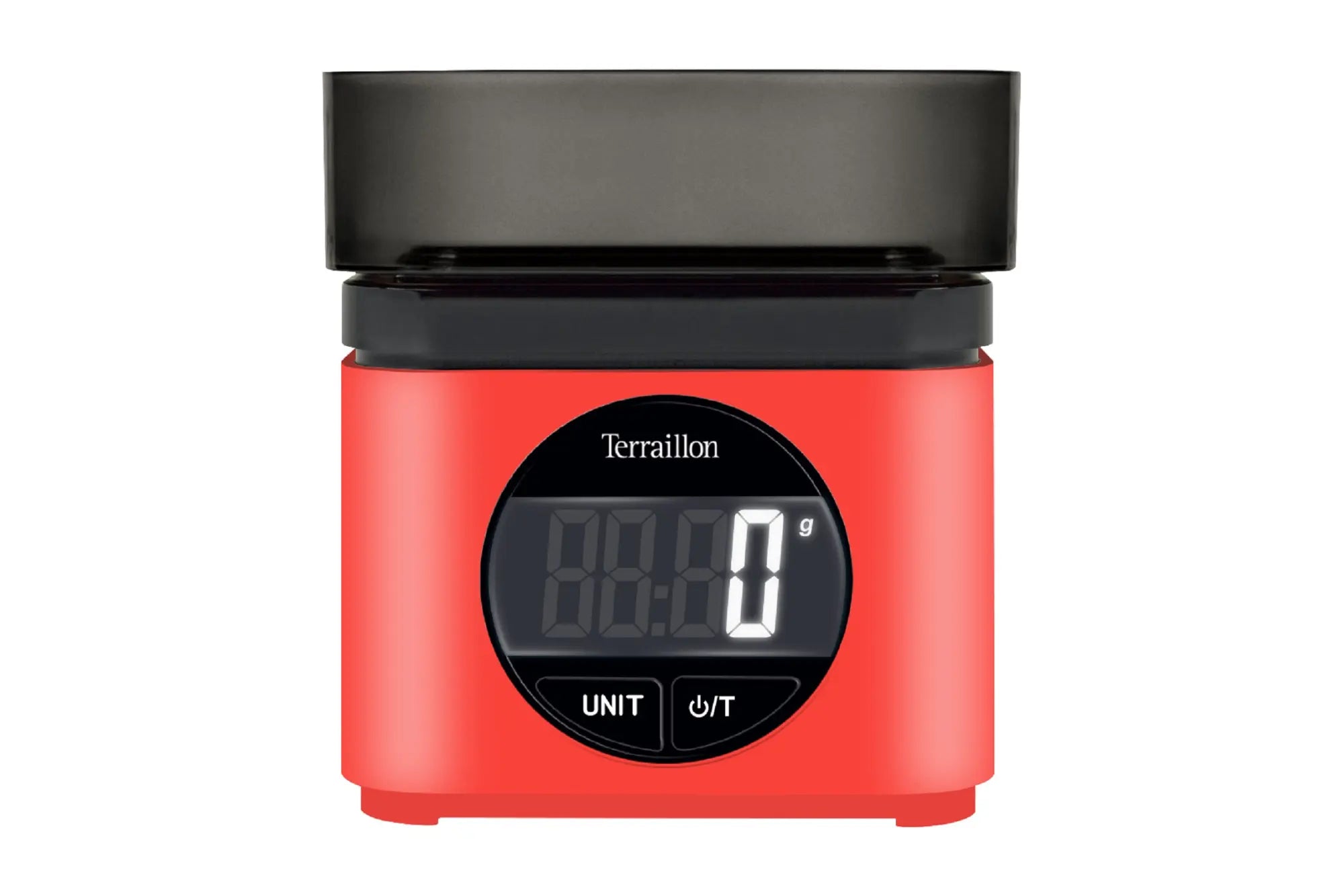 Balance de cuisine électronique vintage BA22 ROUGE de face