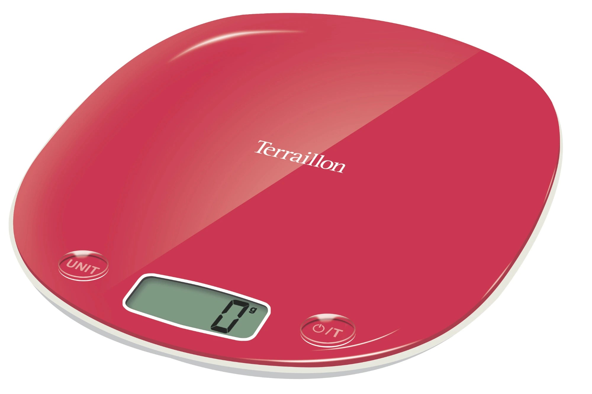 Balance de cuisine macaron framboise profil