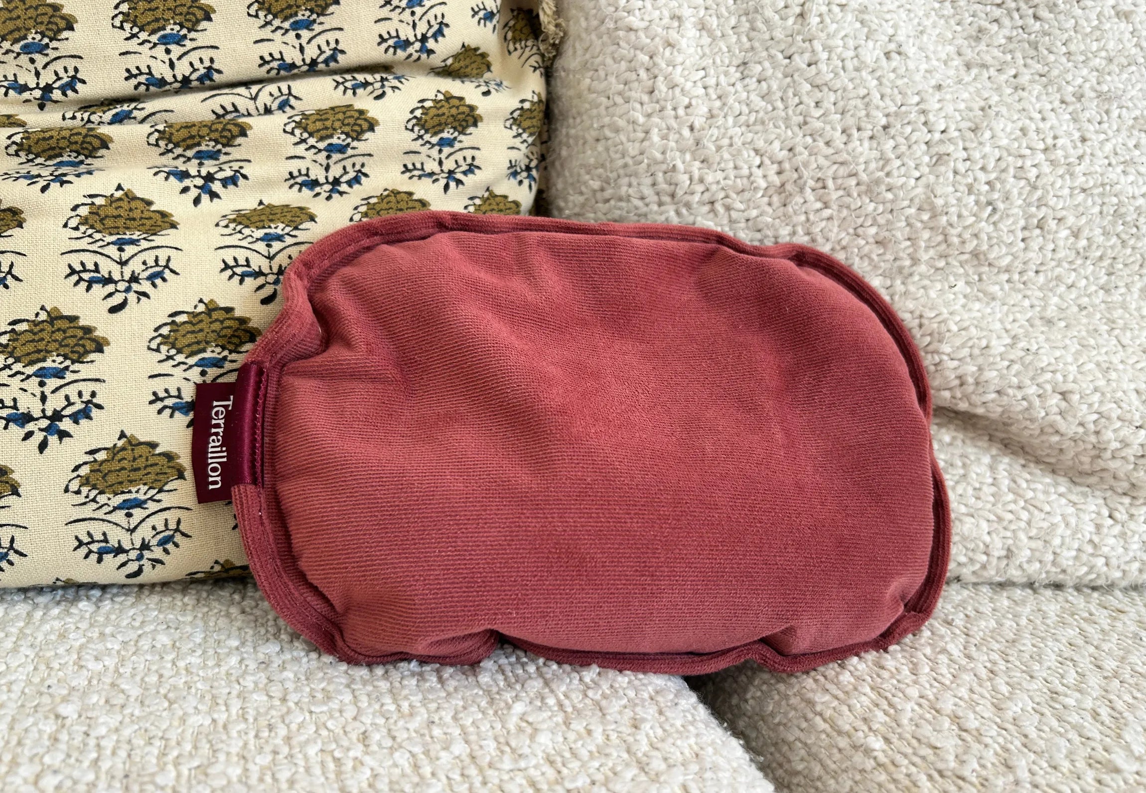 Bouillotte électrique VELVET canapé vue zoom 