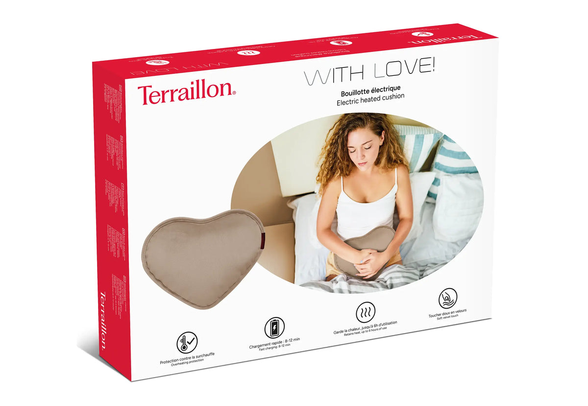 Electric hot water bottle WITH LOVE! - Cocooning and unique design