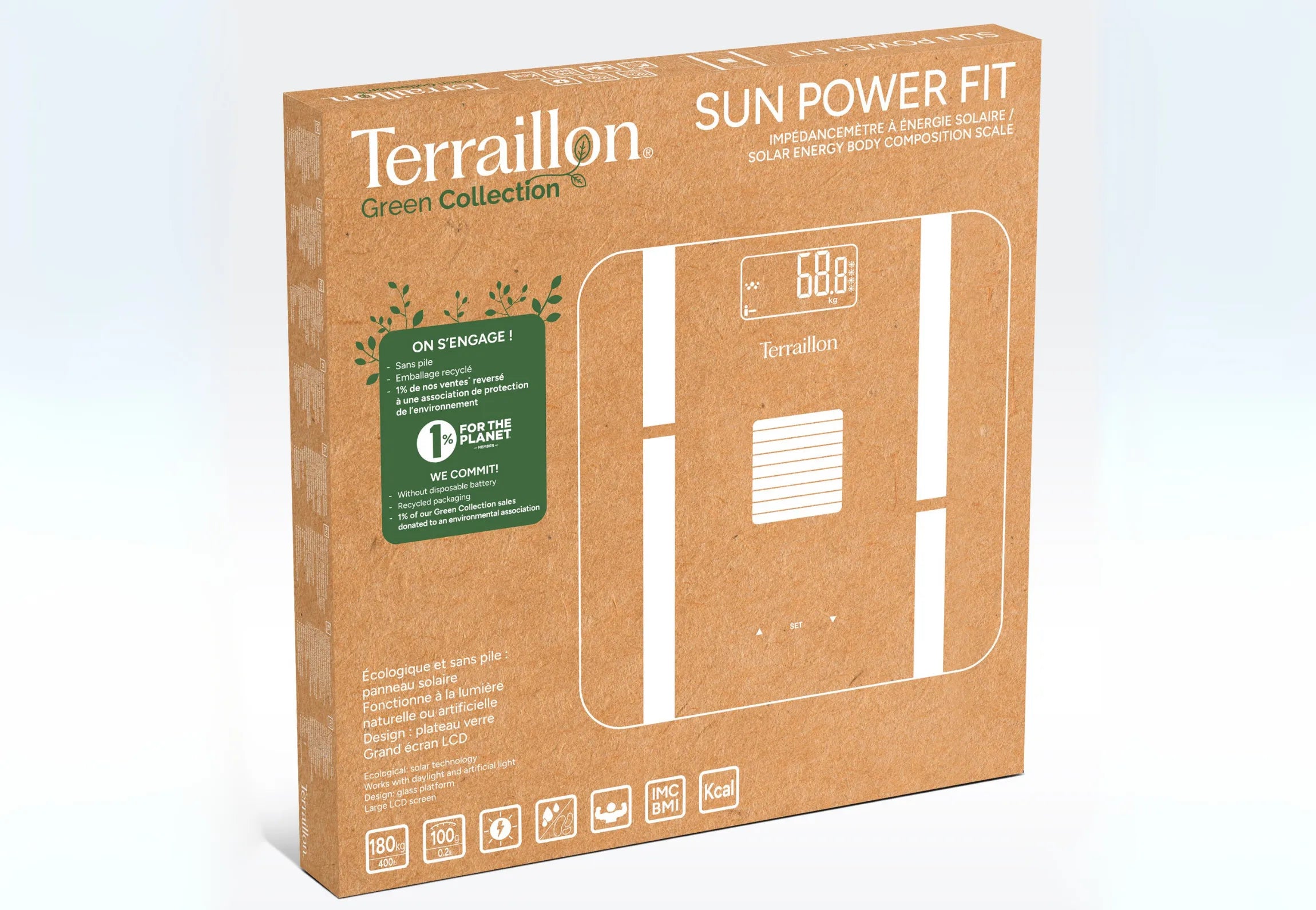 Packaging Impédancemètre SUN POWER FIT à énergie solaire précis et pratique