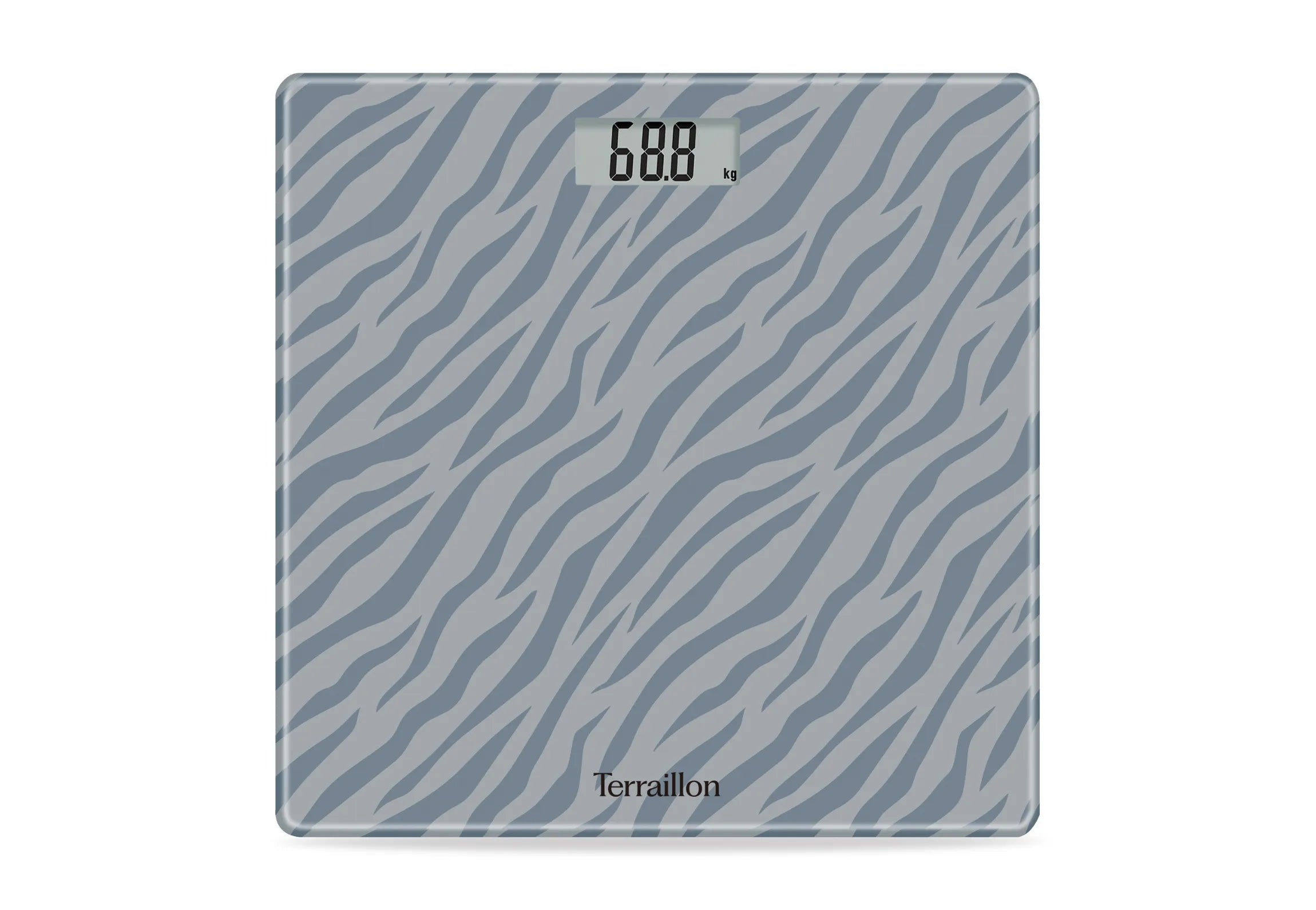 Pèse-personne électronique ONE GREY SAND design moderne gris sable vue de face