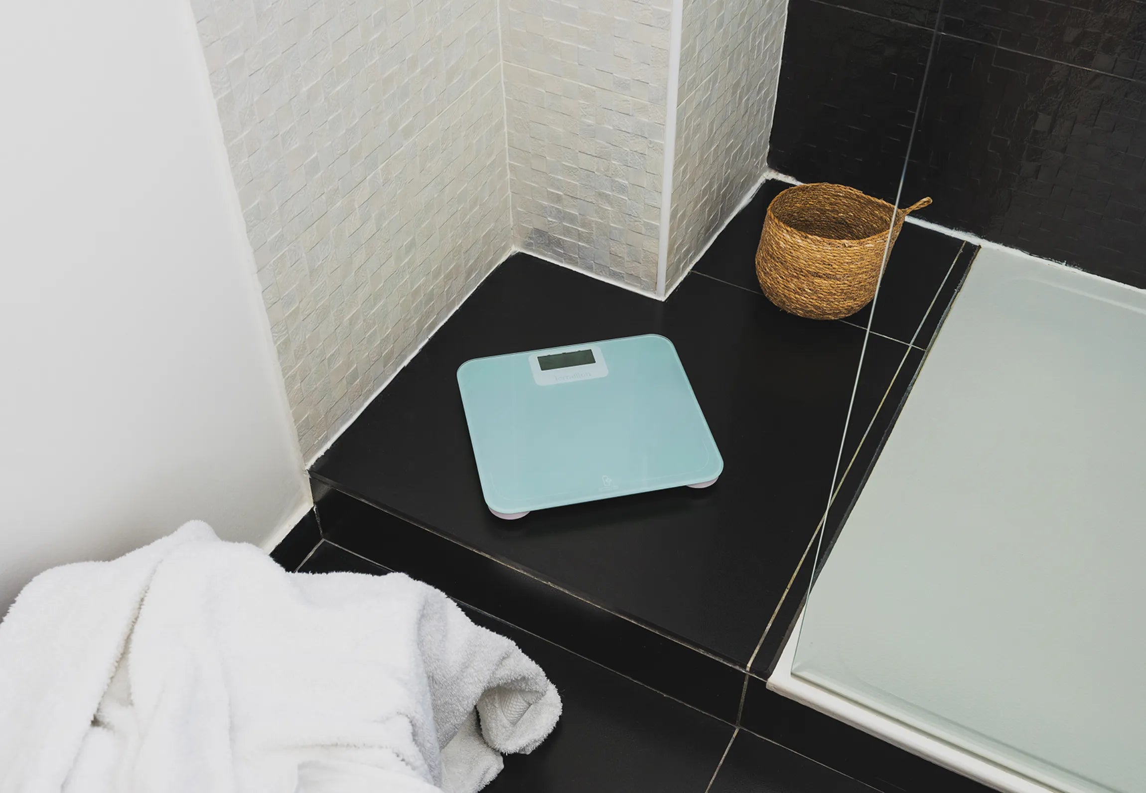 Pèse-personne électronique sans pile POWER-FREE salle de bain 