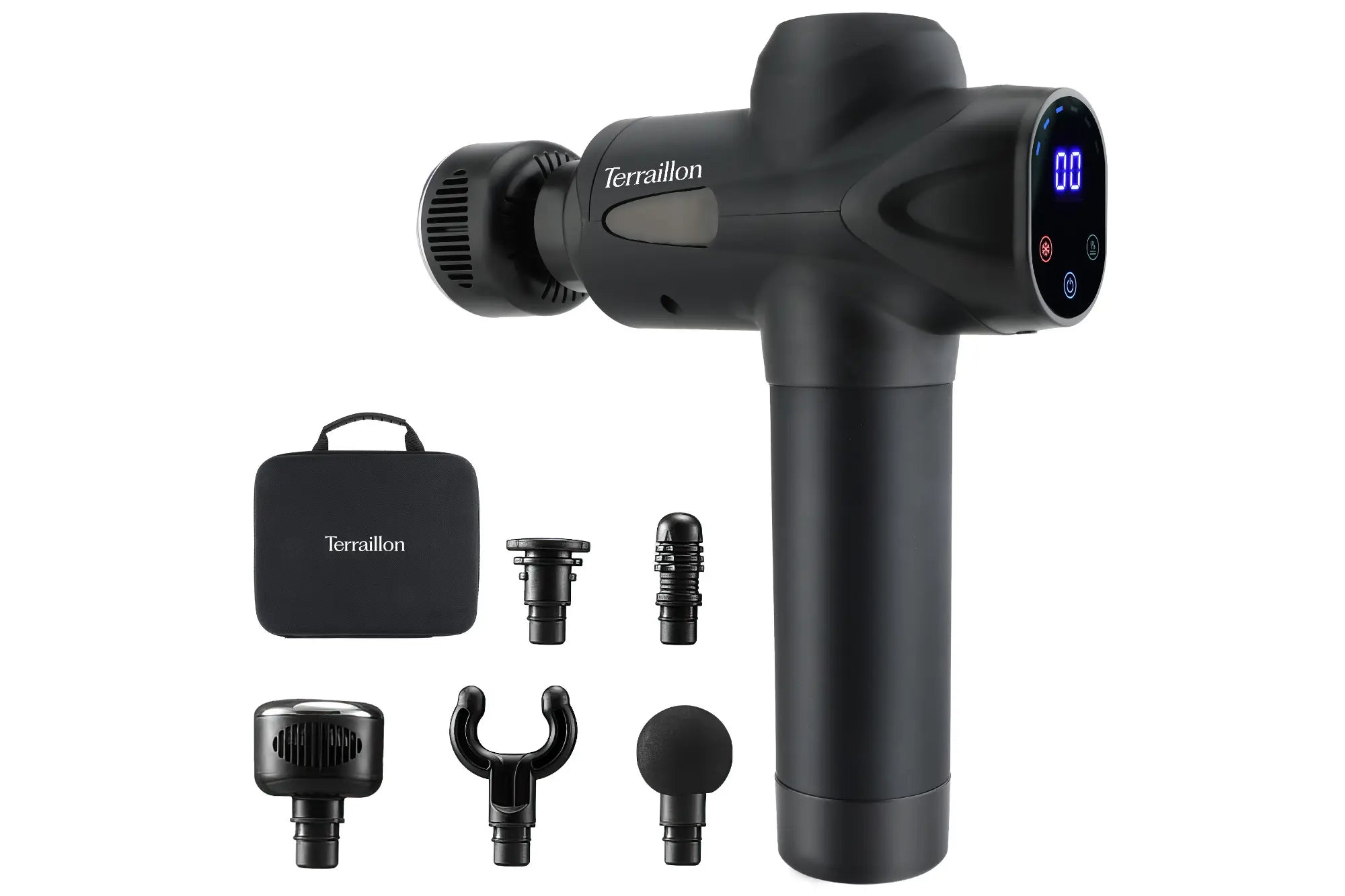 Pistolet de massage avec embout chaud & froid GUN MASSAGER EXPERT