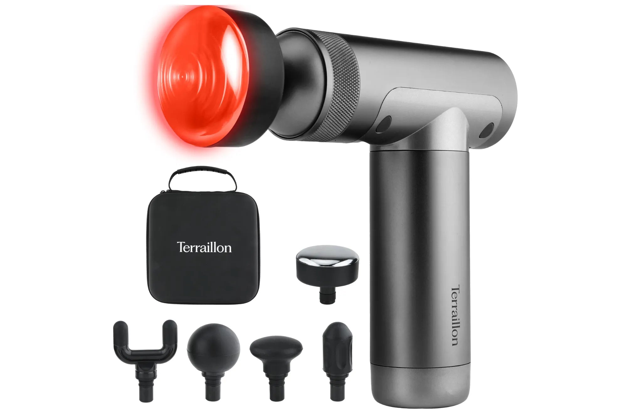 Pistolet de massage avec embout chauffant MUSCLE MASSAGER