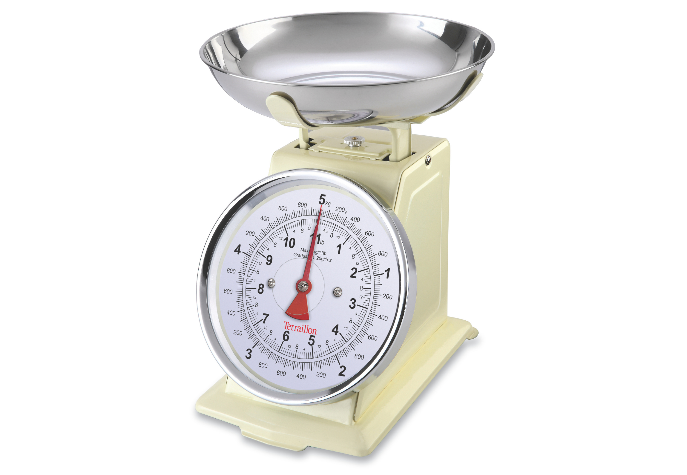 Trad500 balance de cuisine retro crème