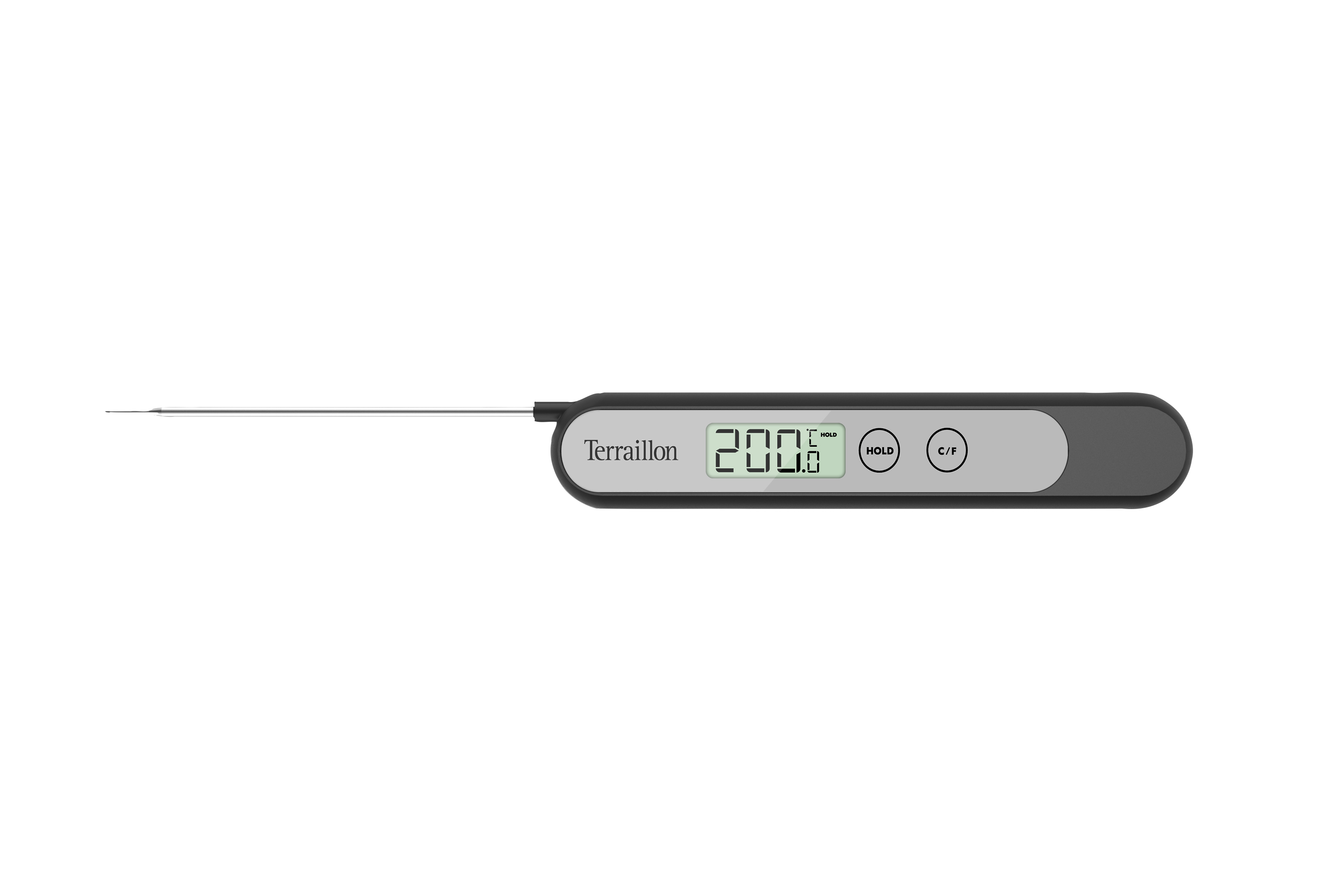 TESNN Thermomètre de Cuisson Longue Sonde de Température Thermomètre  Cuisine Digital Lecture Instantanée 5 Secondes LCD Large Ecran Thermomètre  à Viande, Barbecue, Pâtisserie, eau de bain 